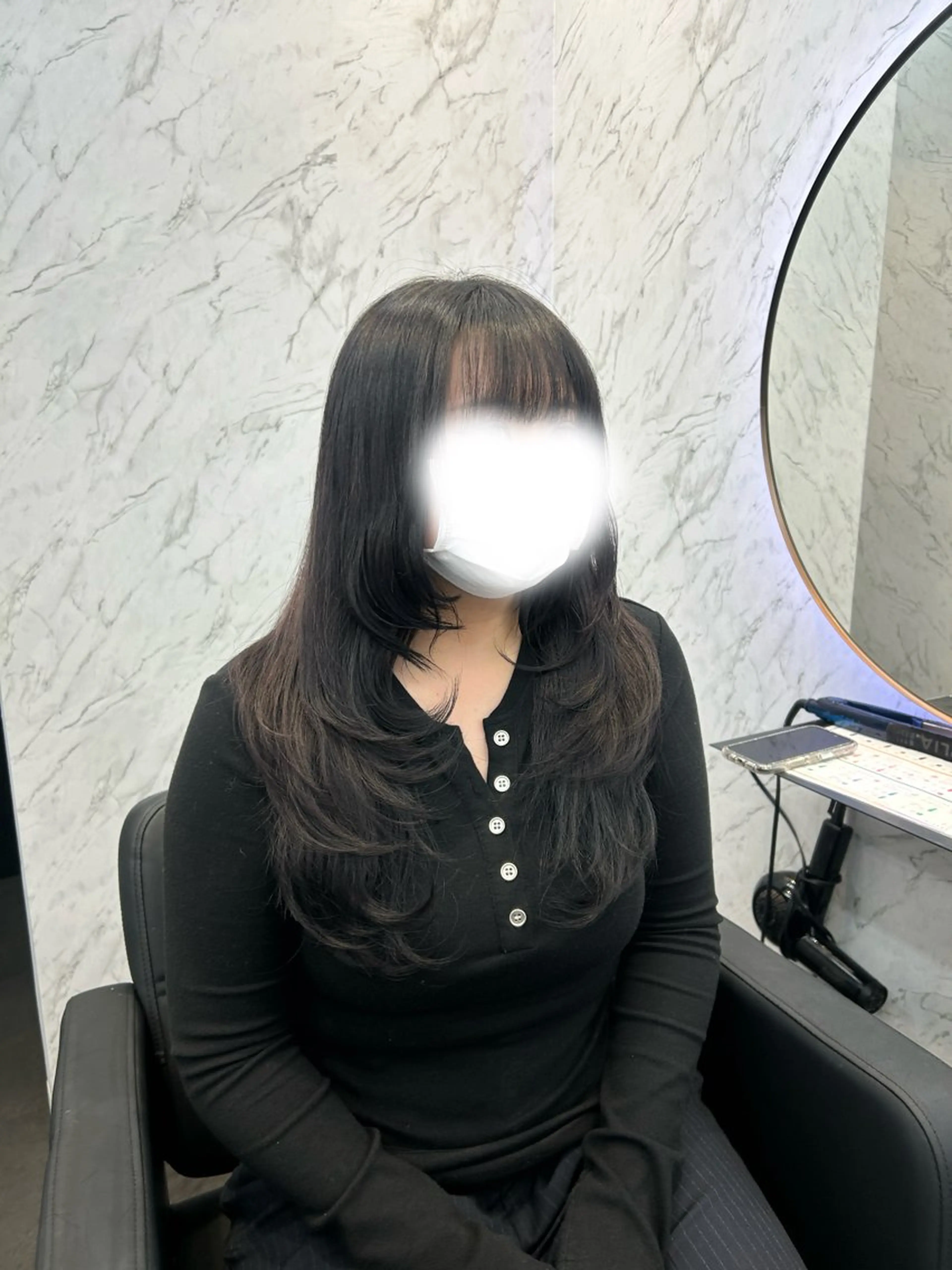 ロング ハイレイヤー レイヤーカット カット カット¥1100 ✂️MIUのヘアスタイル