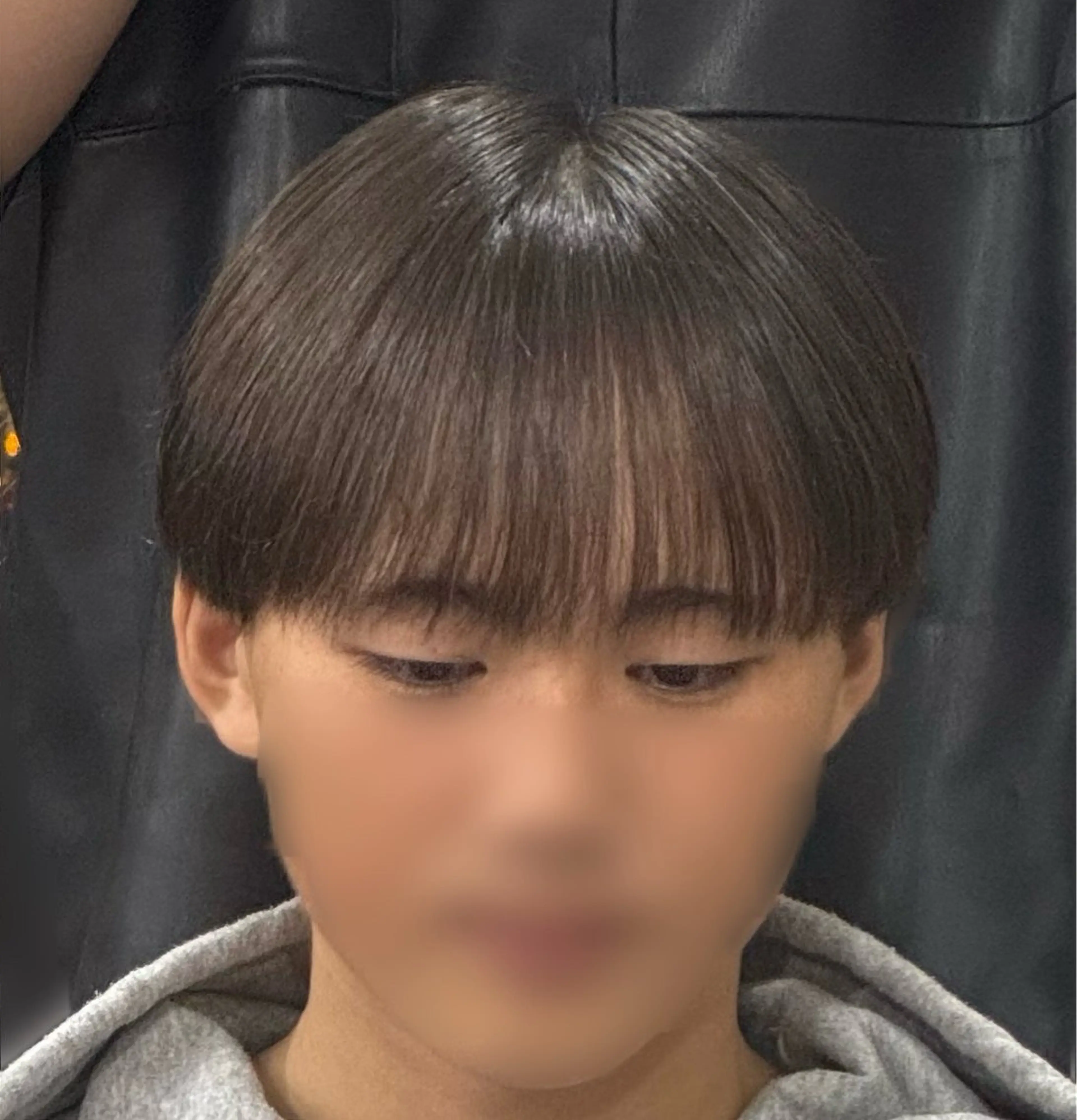 ショート カラー パーマ メンズ マッシュ シースルーマッシュ カット トリートメント ヘアセット 森下 佑大のヘアスタイル