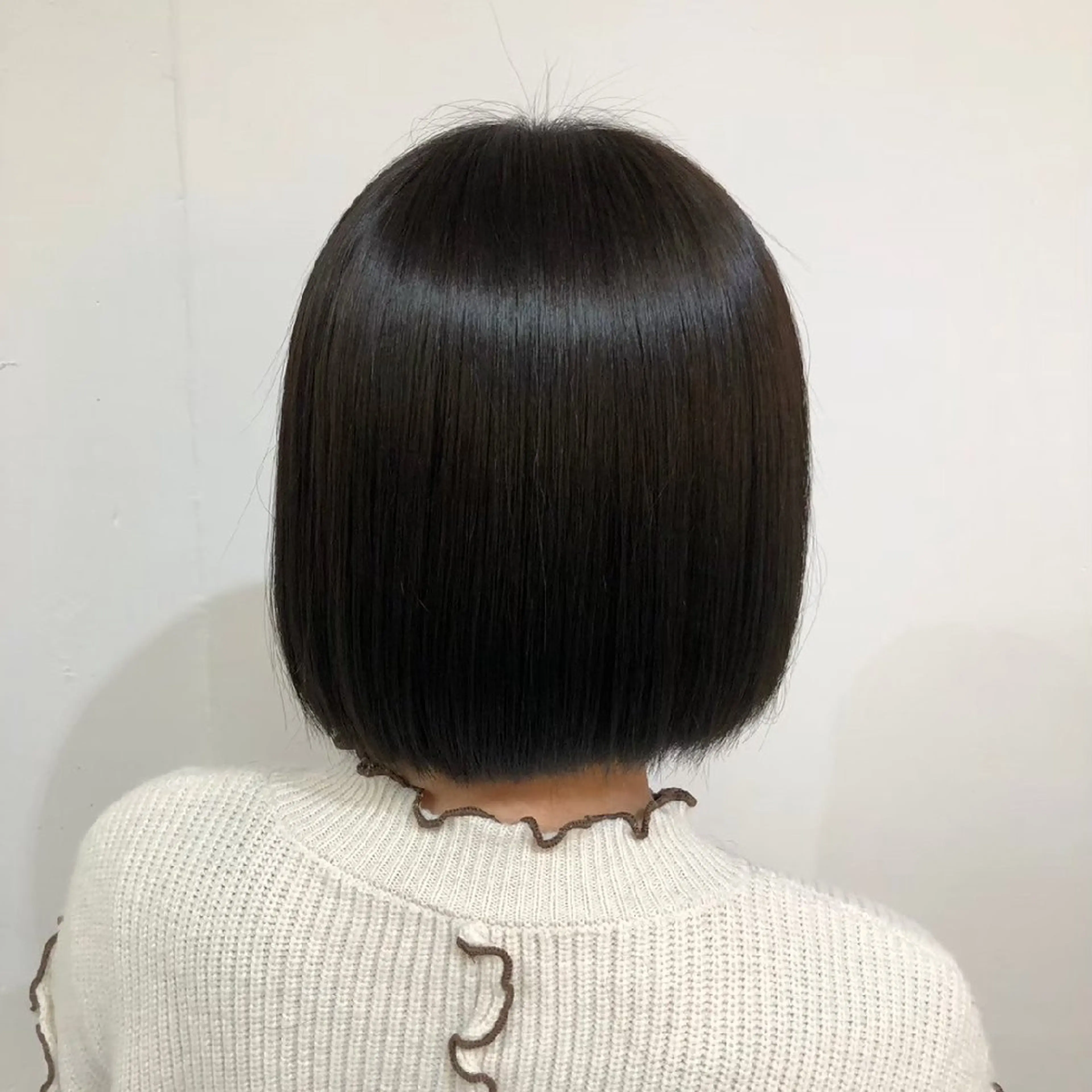 ミディアム ボブ 髪質改善 トリートメント 🌙髪質改善カラー Momoka🦋のヘアスタイル