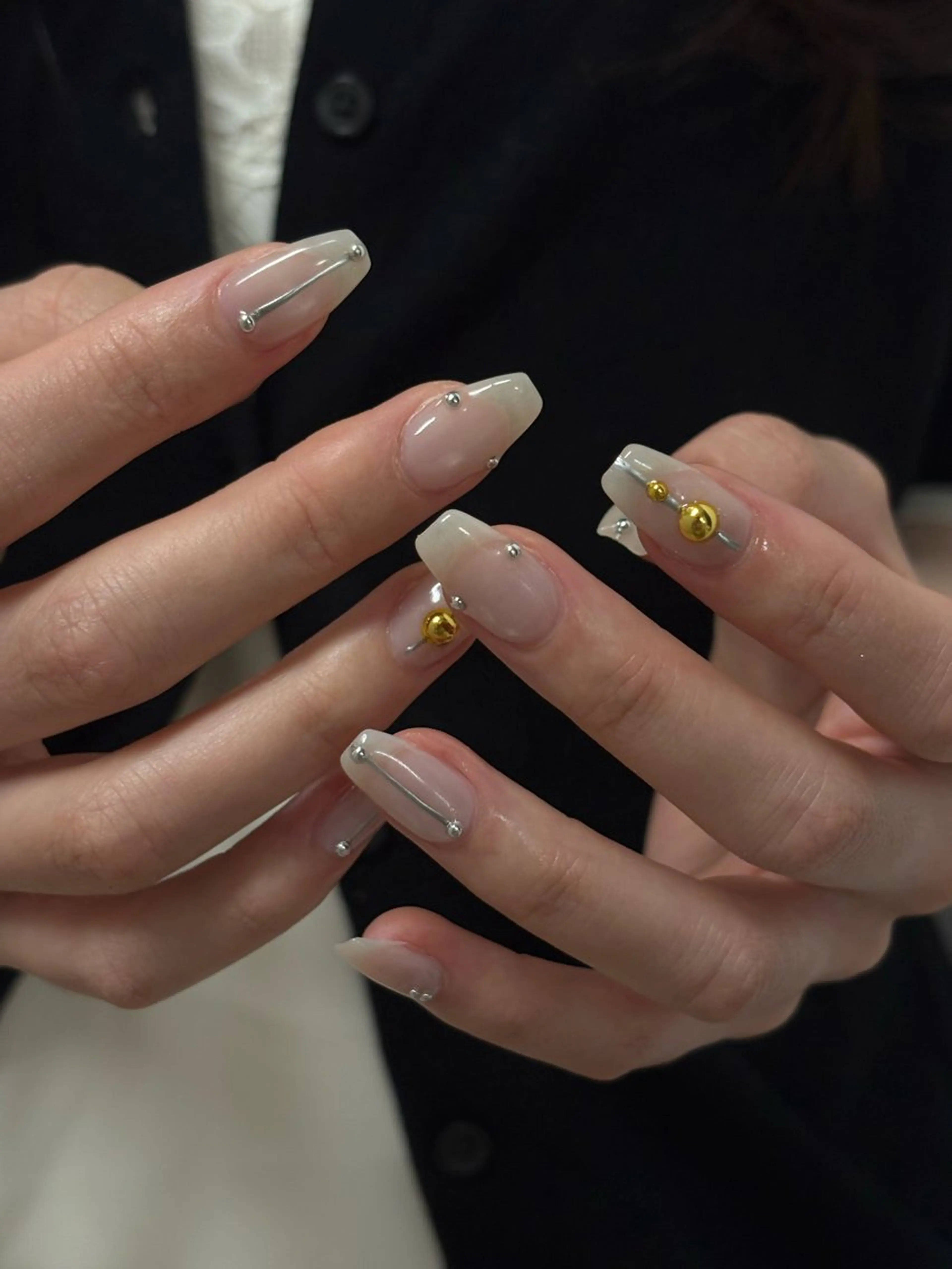 ネイル シンプルネイル ハンドネイル Noël新宿南口 arisaのネイルデザイン