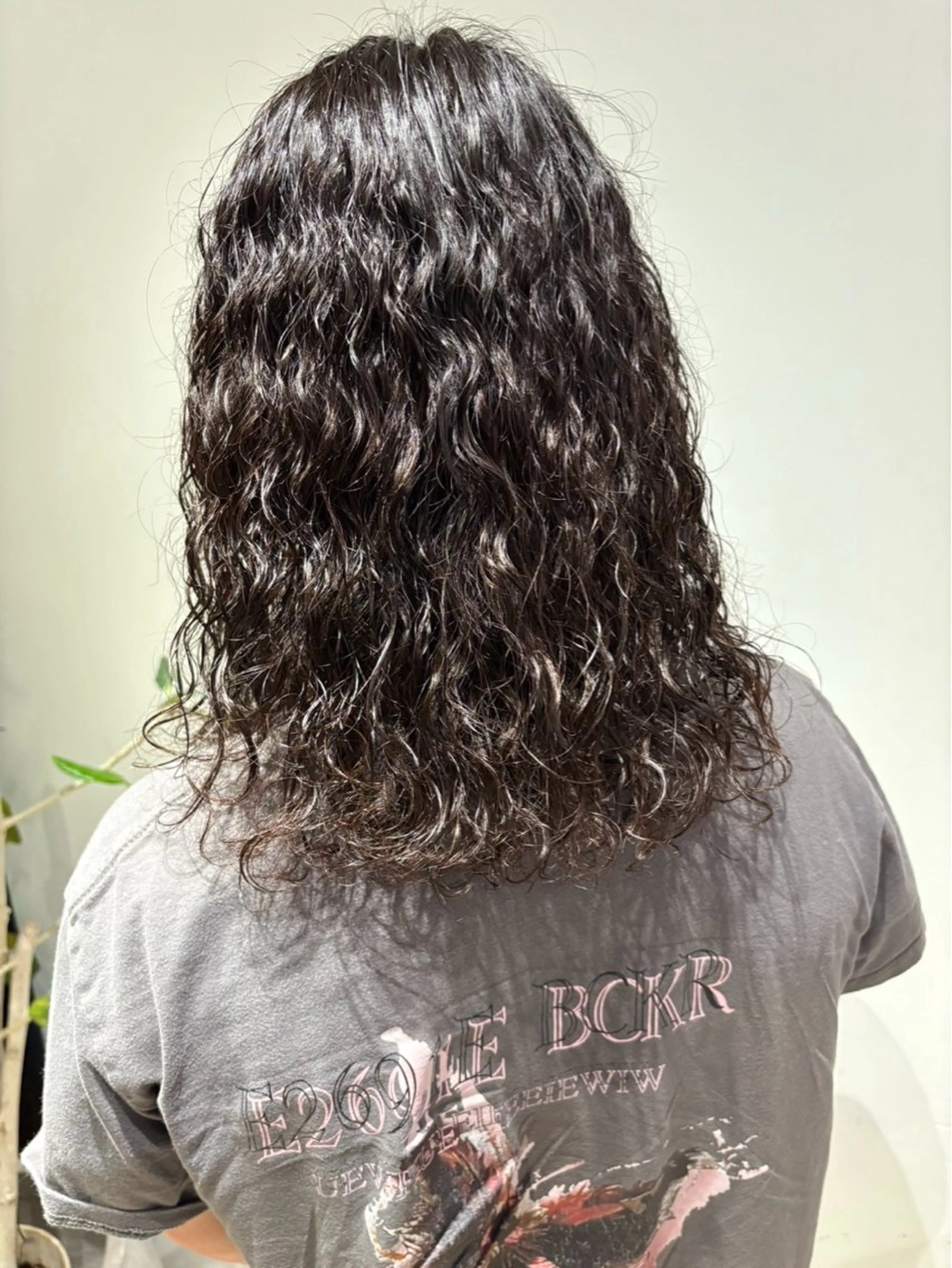 ミディアム カラー パーマ ヘアカラー トリートメント 山本 瑠虎のヘアスタイル