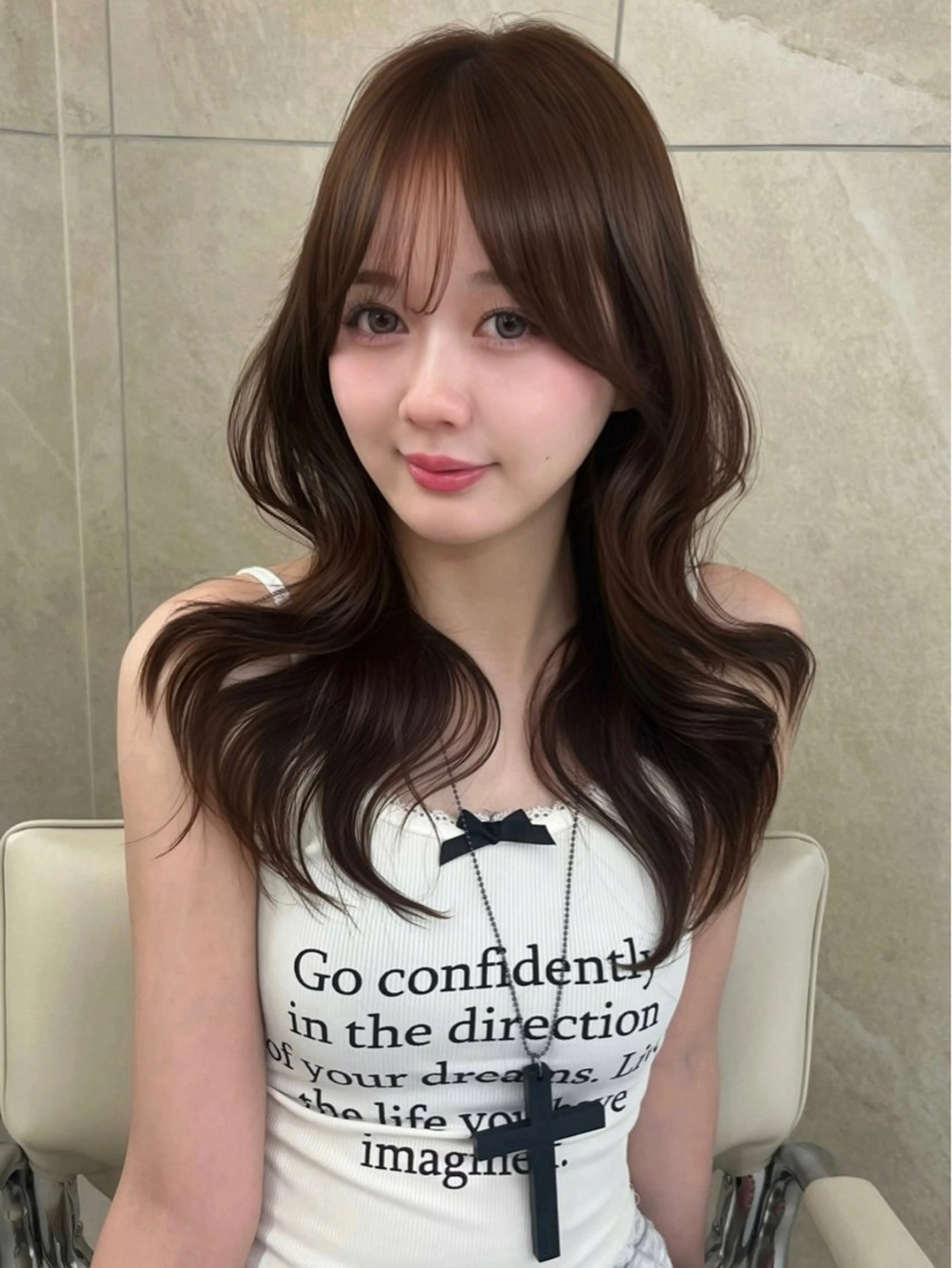 れもん 名駅/韓国レイヤーのヘアスタイル