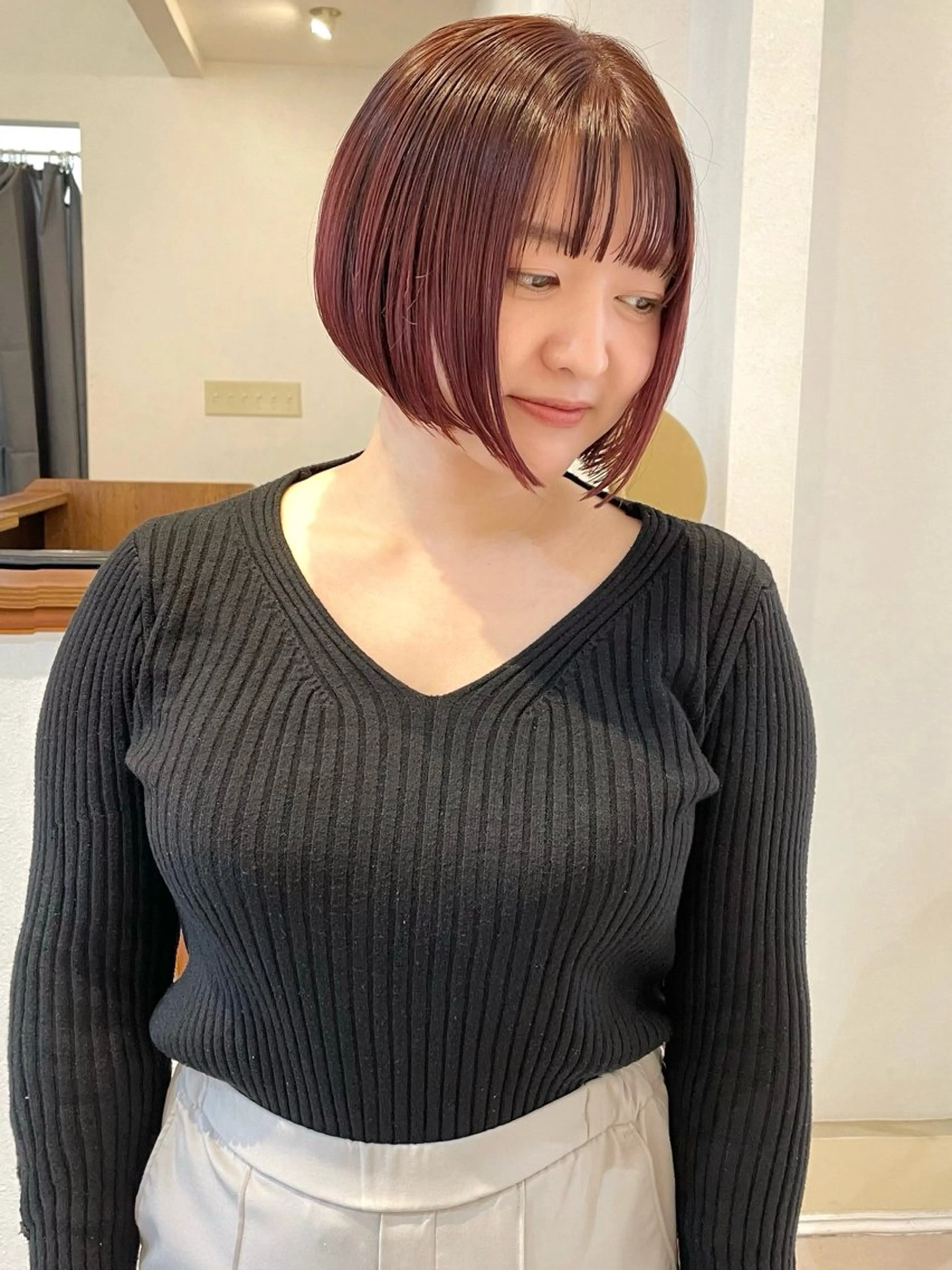 ショート カット ヘアカラー トリートメント KAZU keshiki大名のヘアスタイル