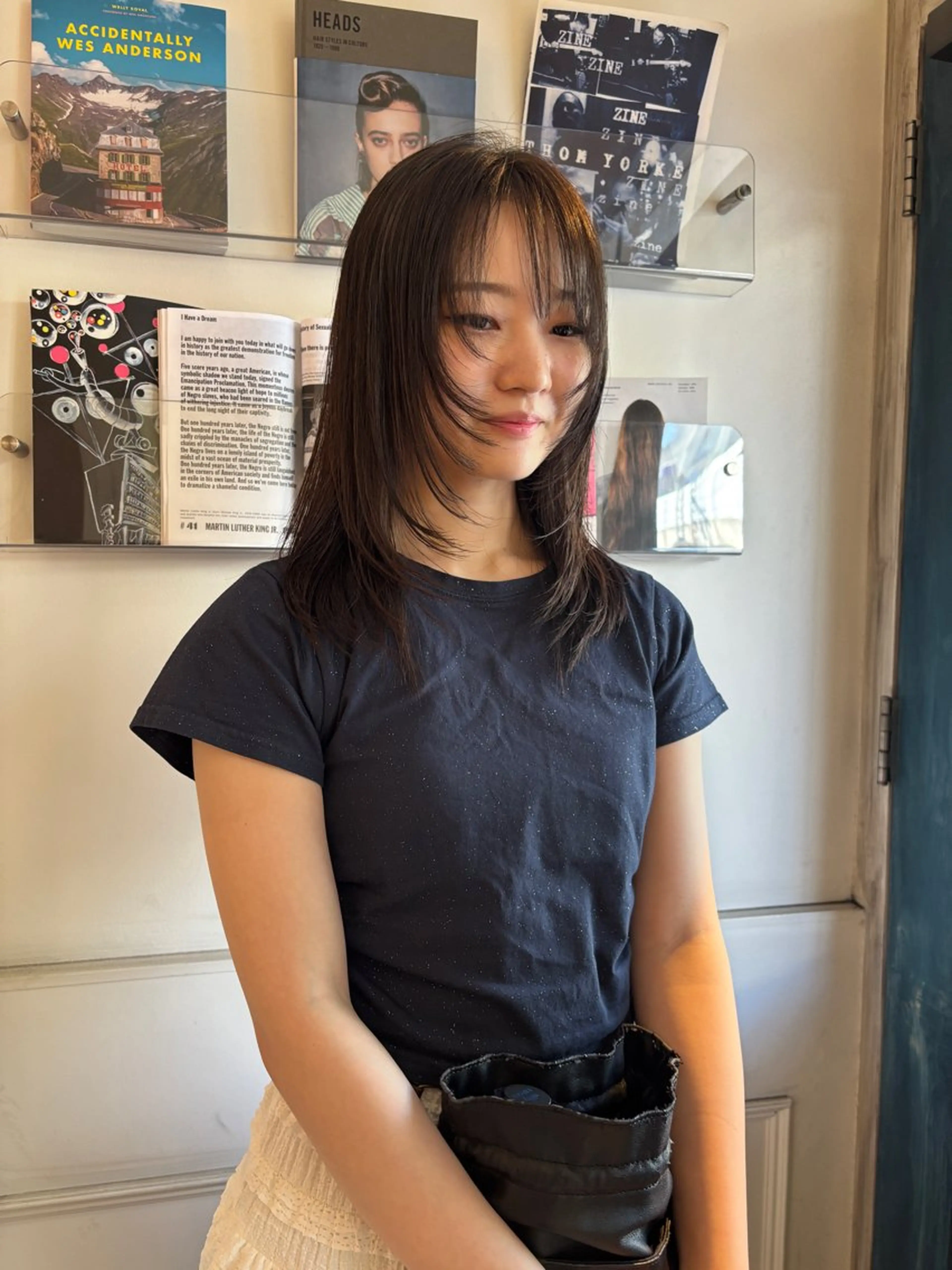 セミロング saya/似合わせ /透明感カラーのヘアスタイル