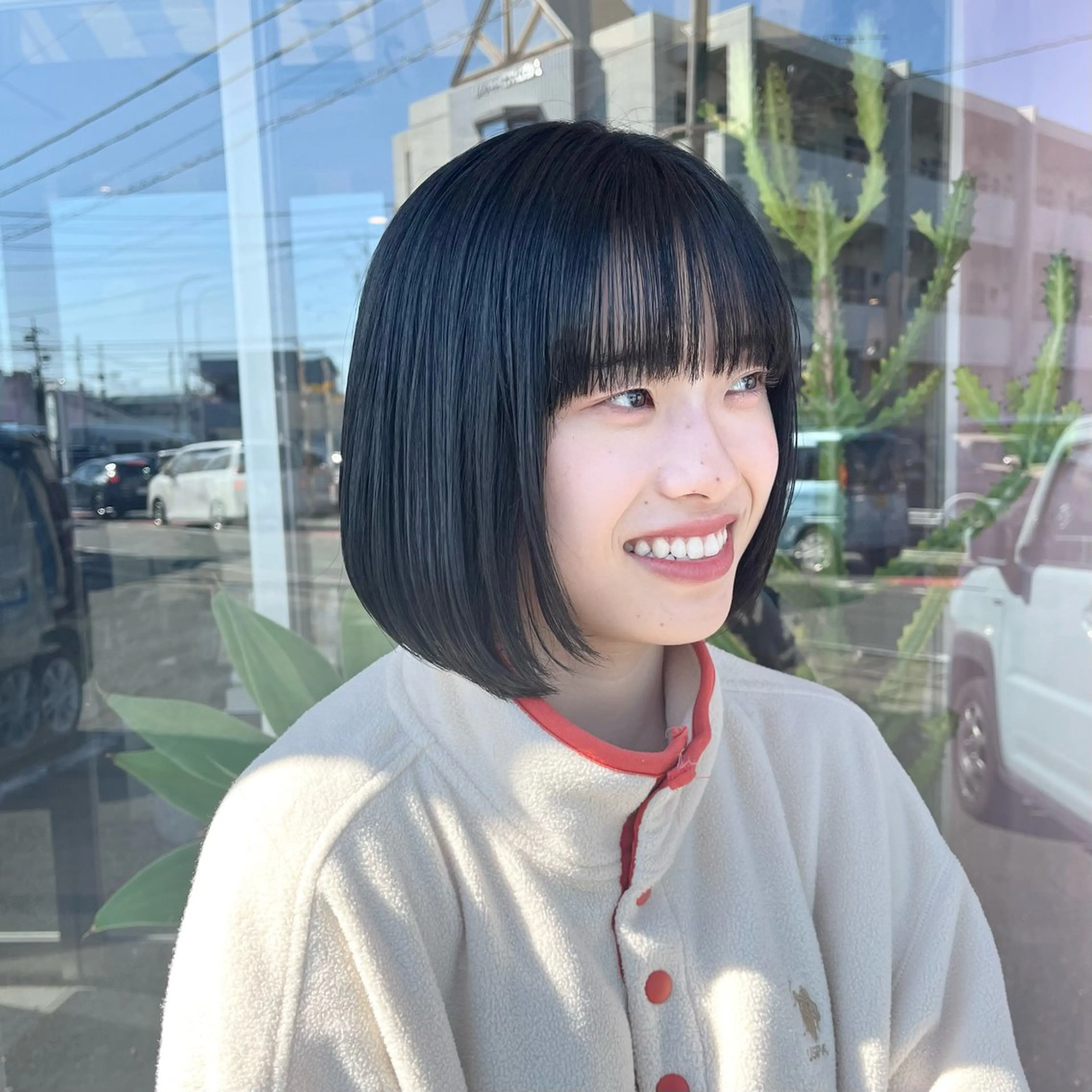 ショート ボブ カット ♡ナナコ♡ レイヤー/艶髪のヘアスタイル