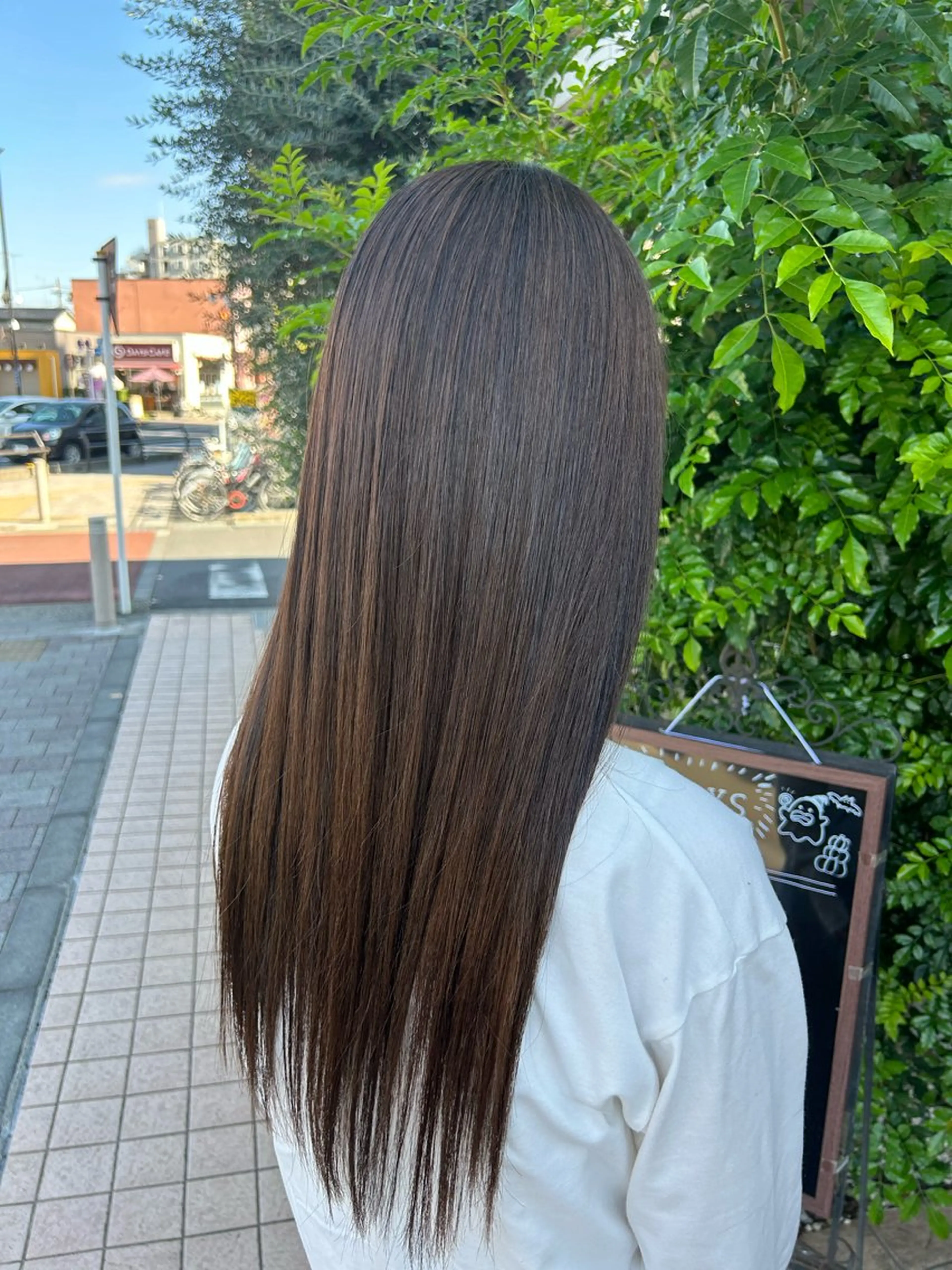 ロング ヘアカラー トリートメント 💛艶カラー髪質改善 💛MIYUのヘアスタイル