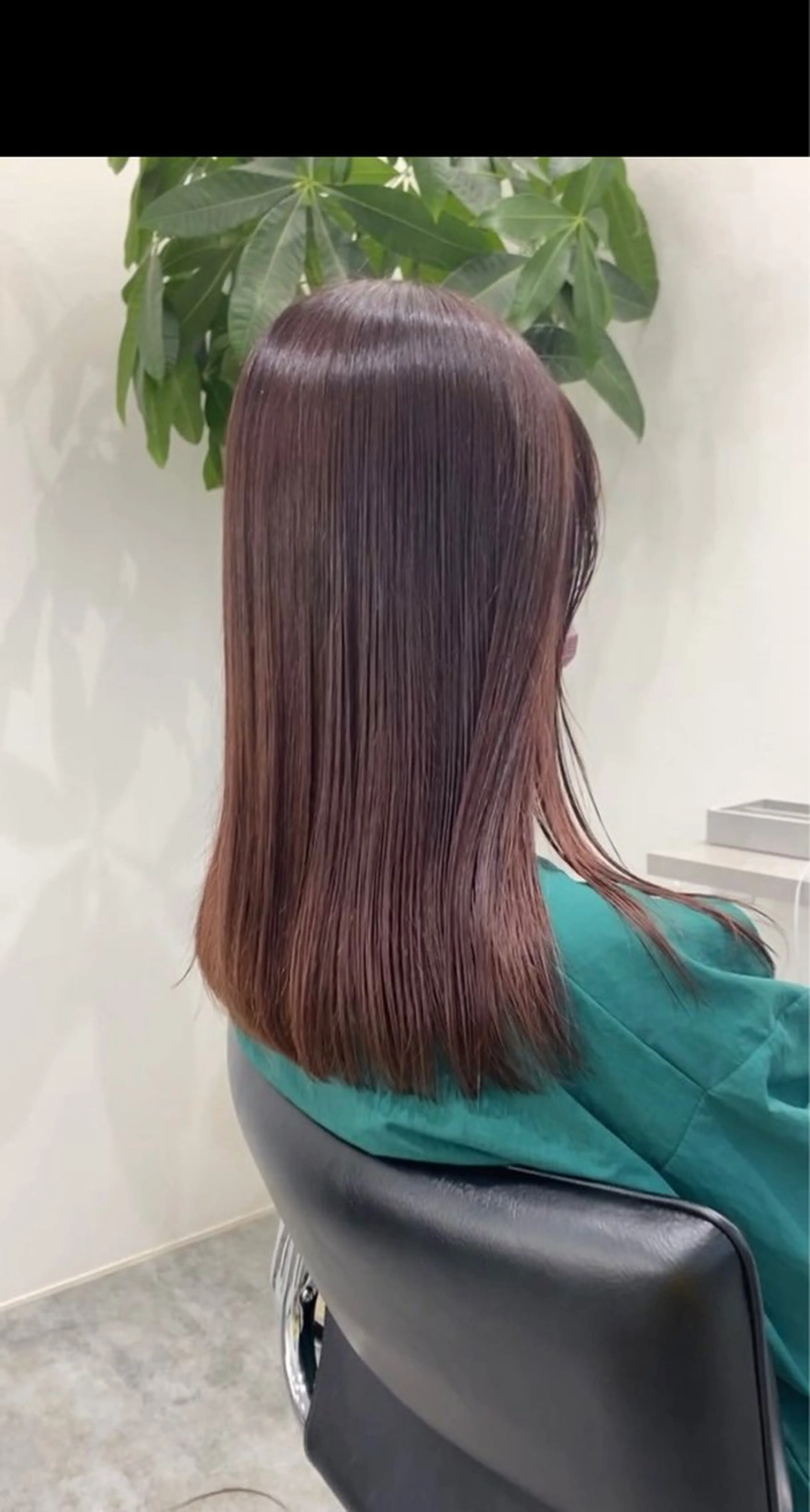 ロング 松林 加菜のヘアスタイル