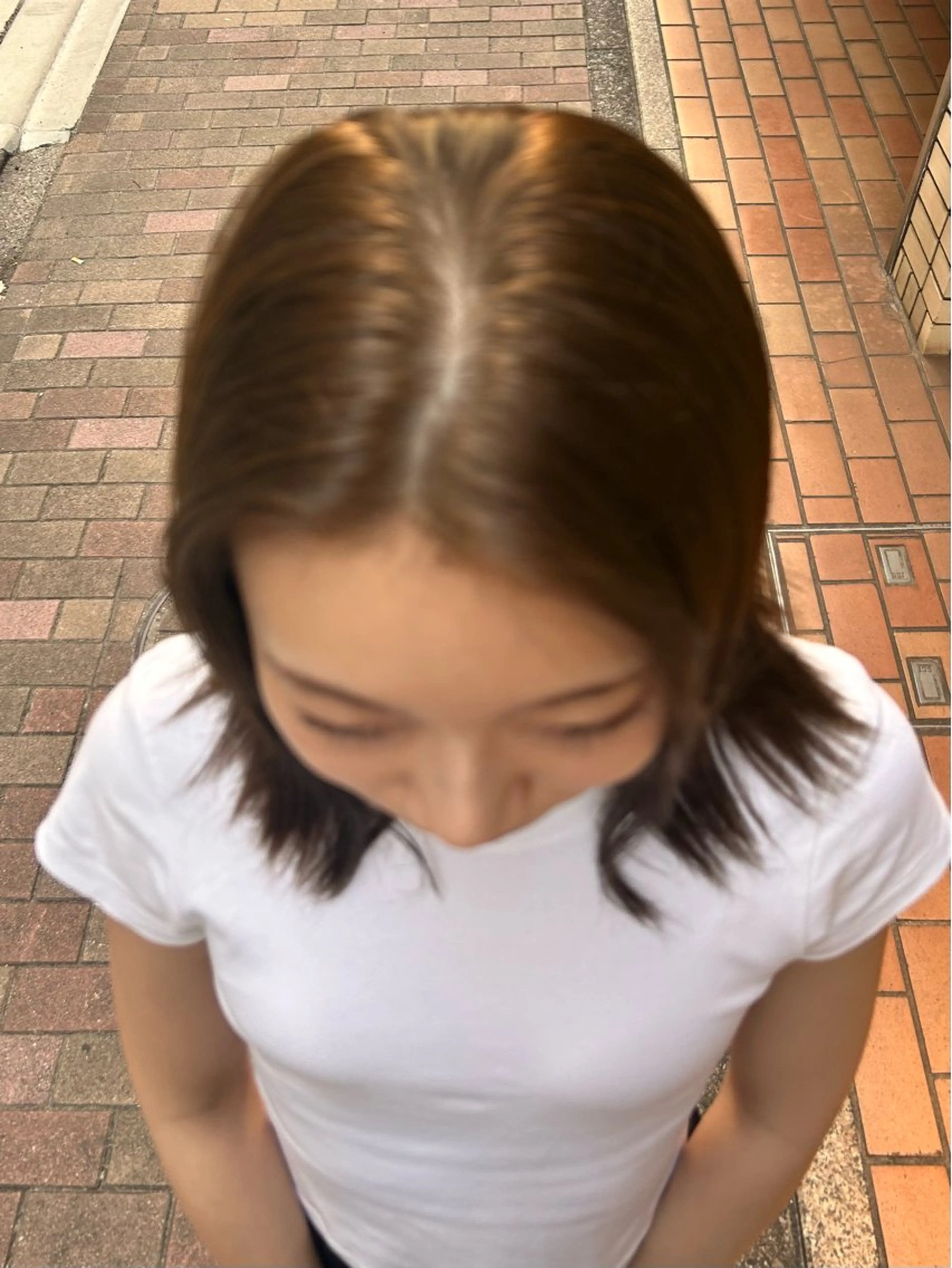 《minimo限定 》前髪カット＋ダブルカラーの写真