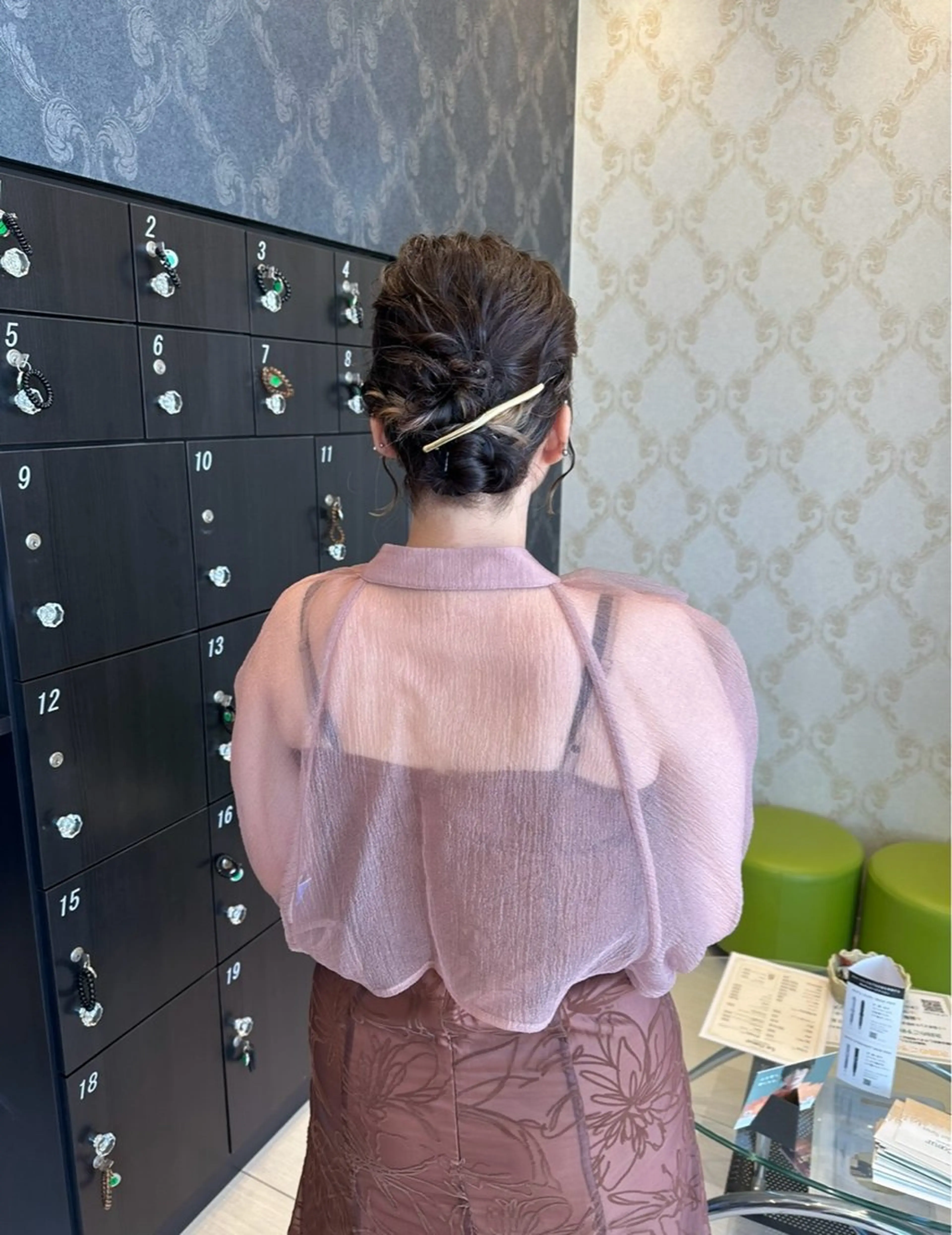 ヘアアレンジ 大口 楓のヘアスタイル