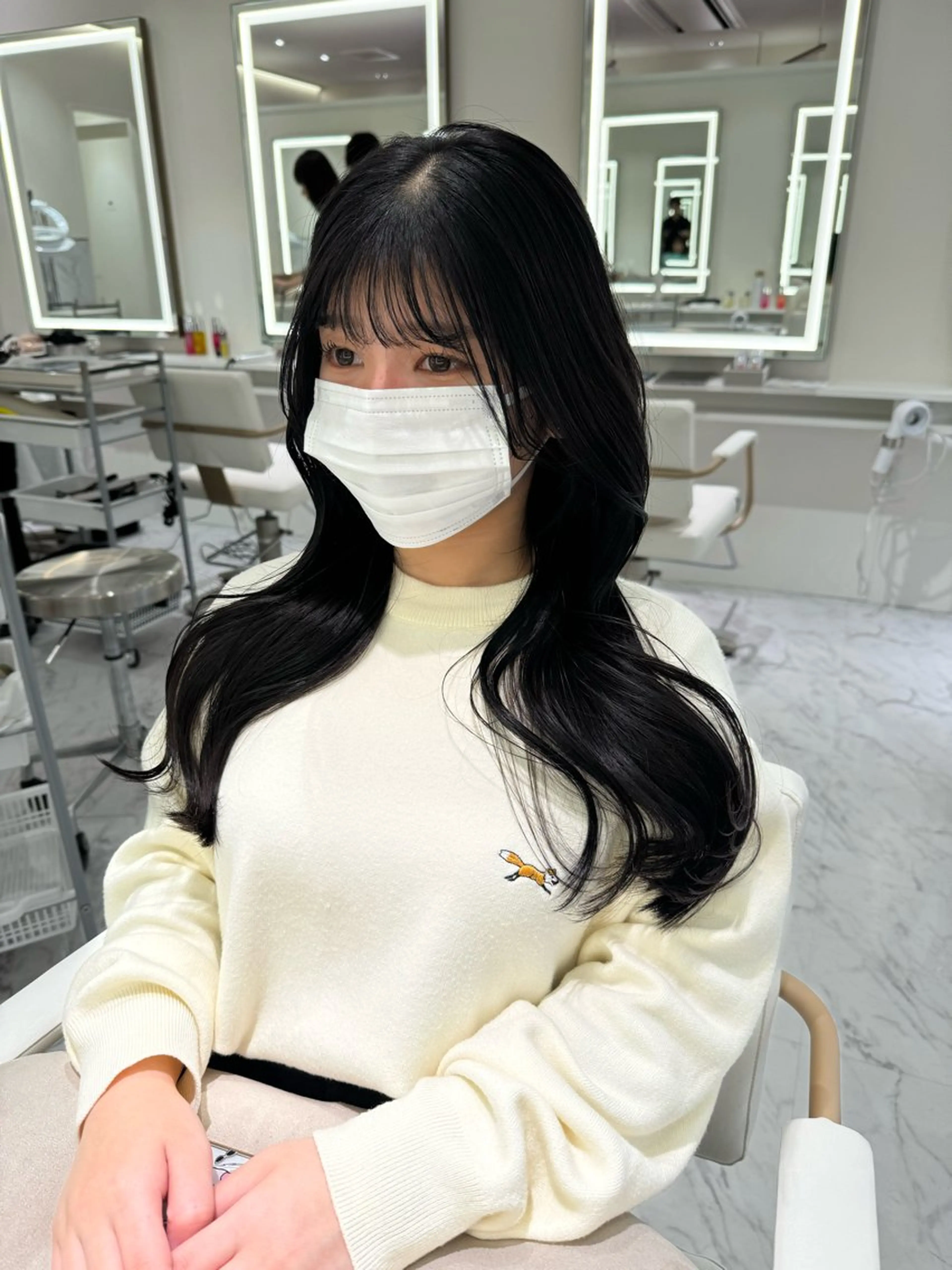 ロング カラー ParveMix🍀 藤原愛未のヘアスタイル