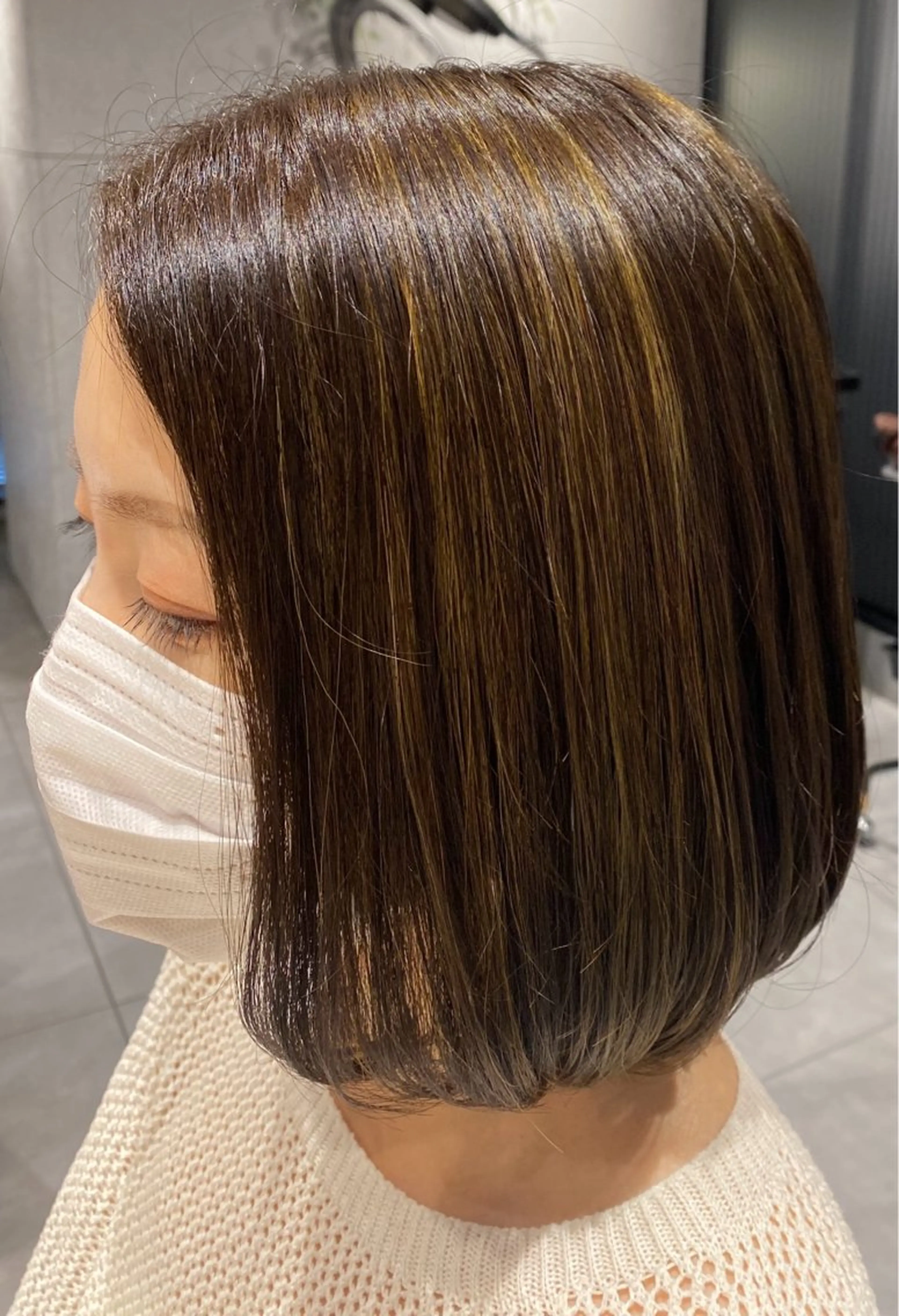 カラー ブリーチ ケアブリーチ イルミナカラー Nakashima Akiのヘアスタイル