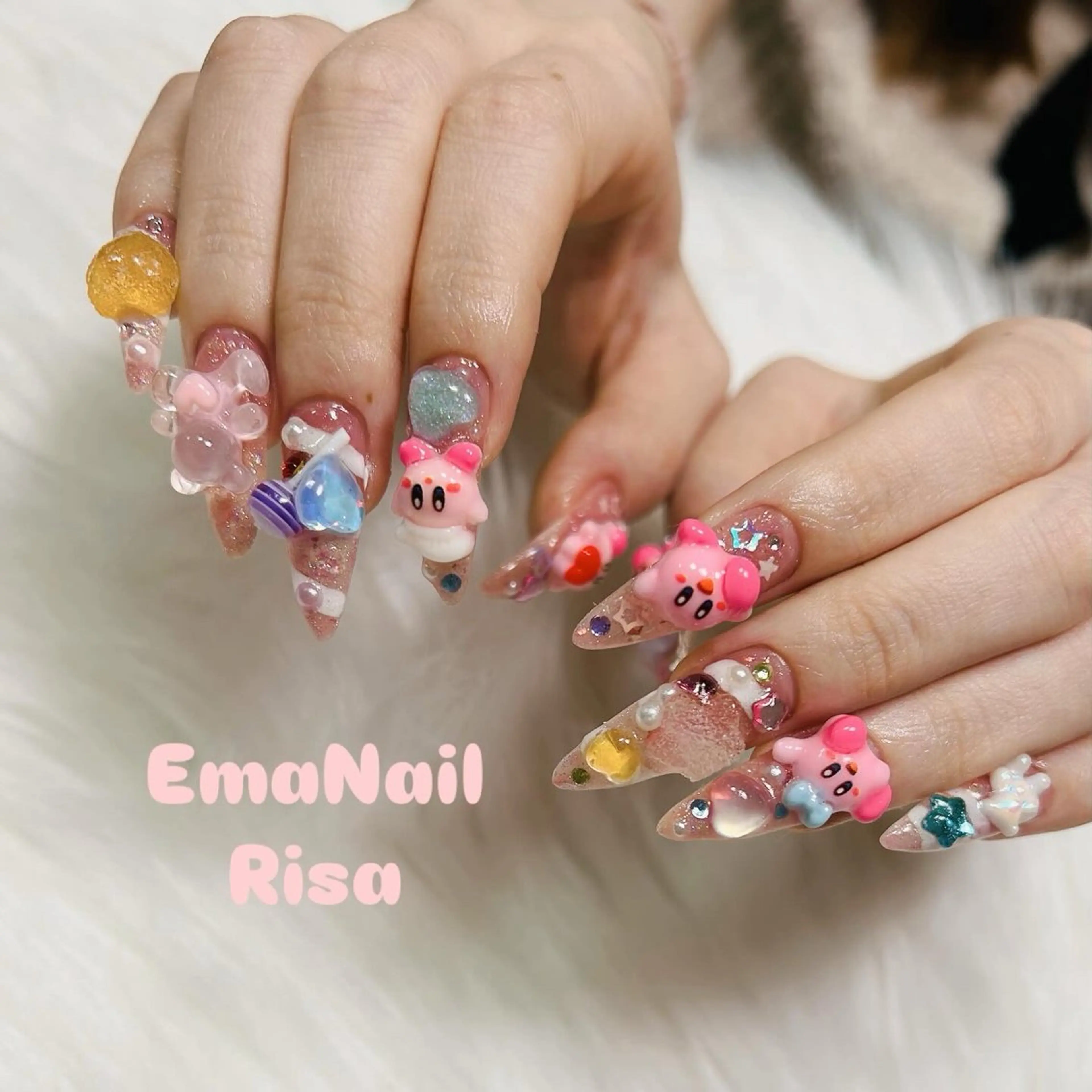 ネイル 持ち込み EmaNail Risaのネイルデザイン