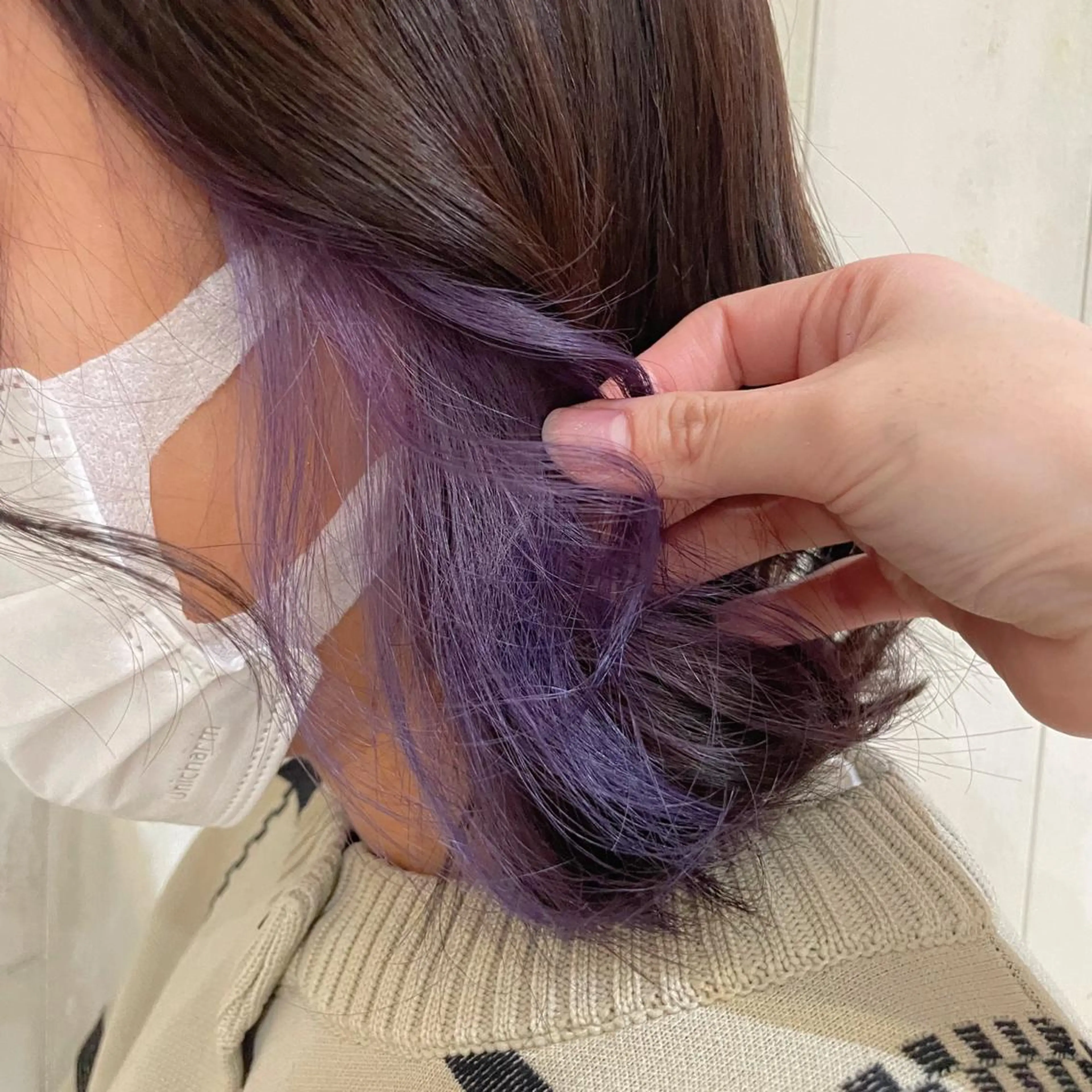 ミディアム カラー ヘアカラー トリートメント ALLEN hair /まなのヘアスタイル