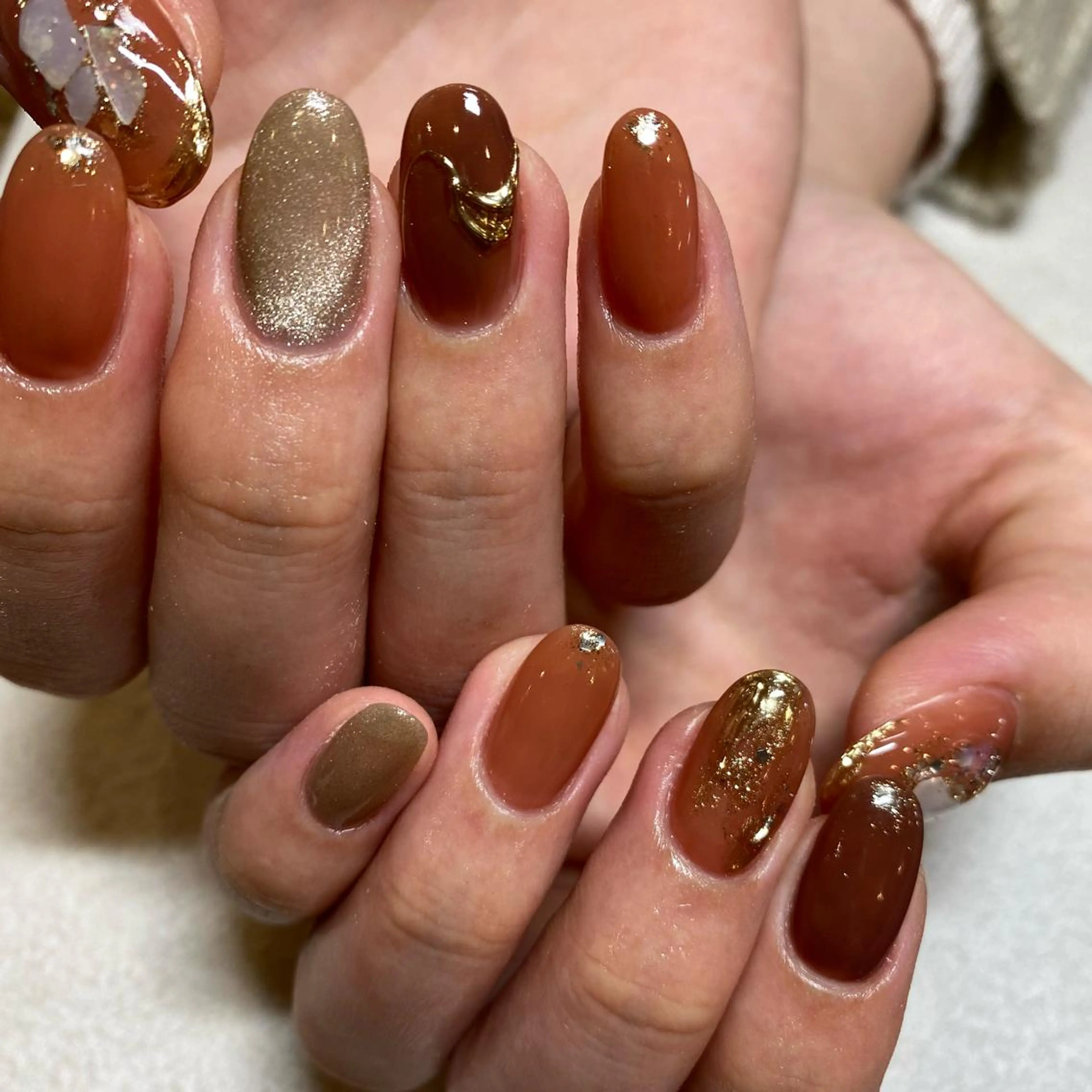 ネイル ハンドネイル Daisy nail reikaのネイルデザイン