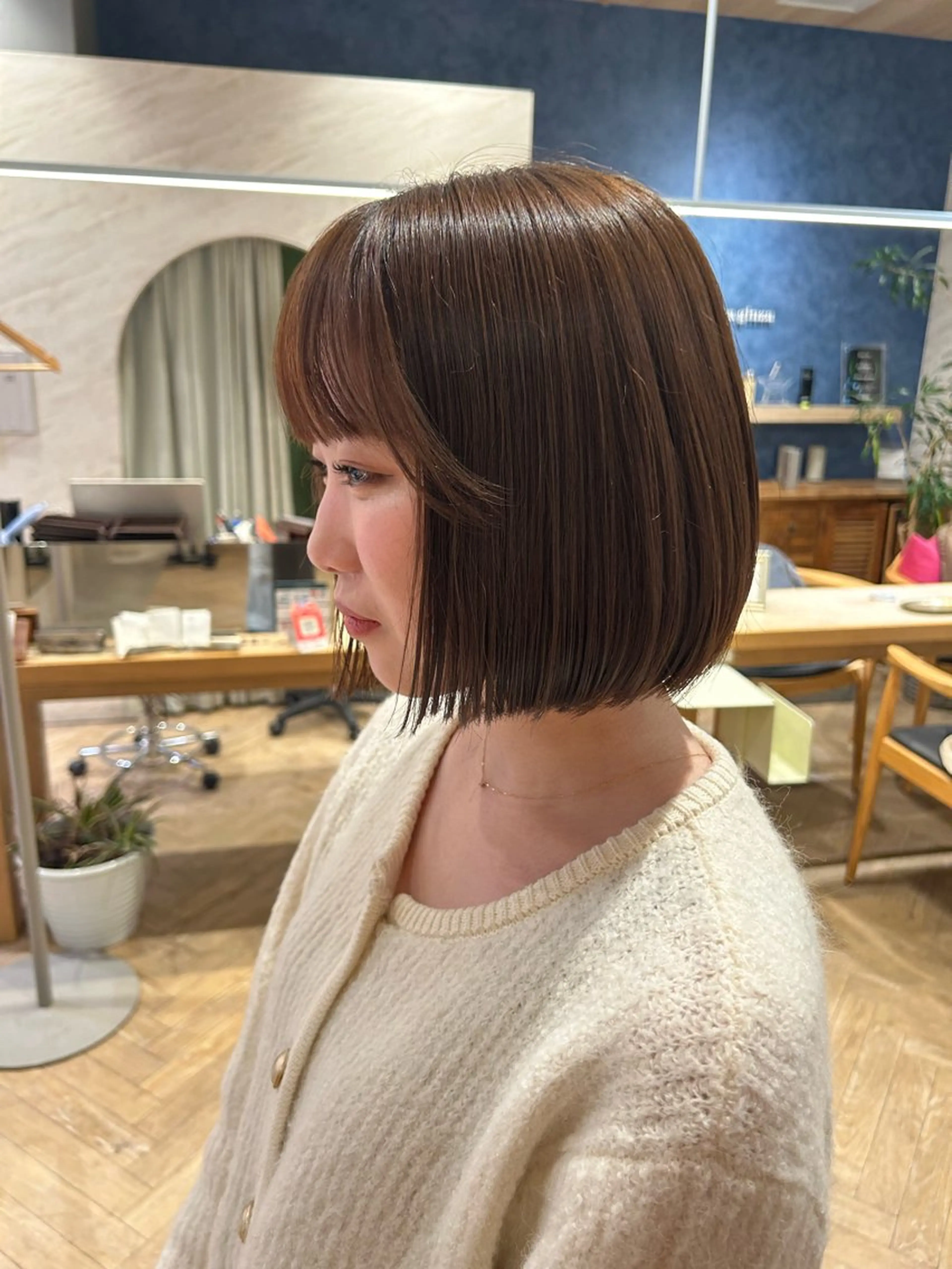 ミディアム ボブ 丸みボブ/ショート /大山杏奈🌙のヘアスタイル