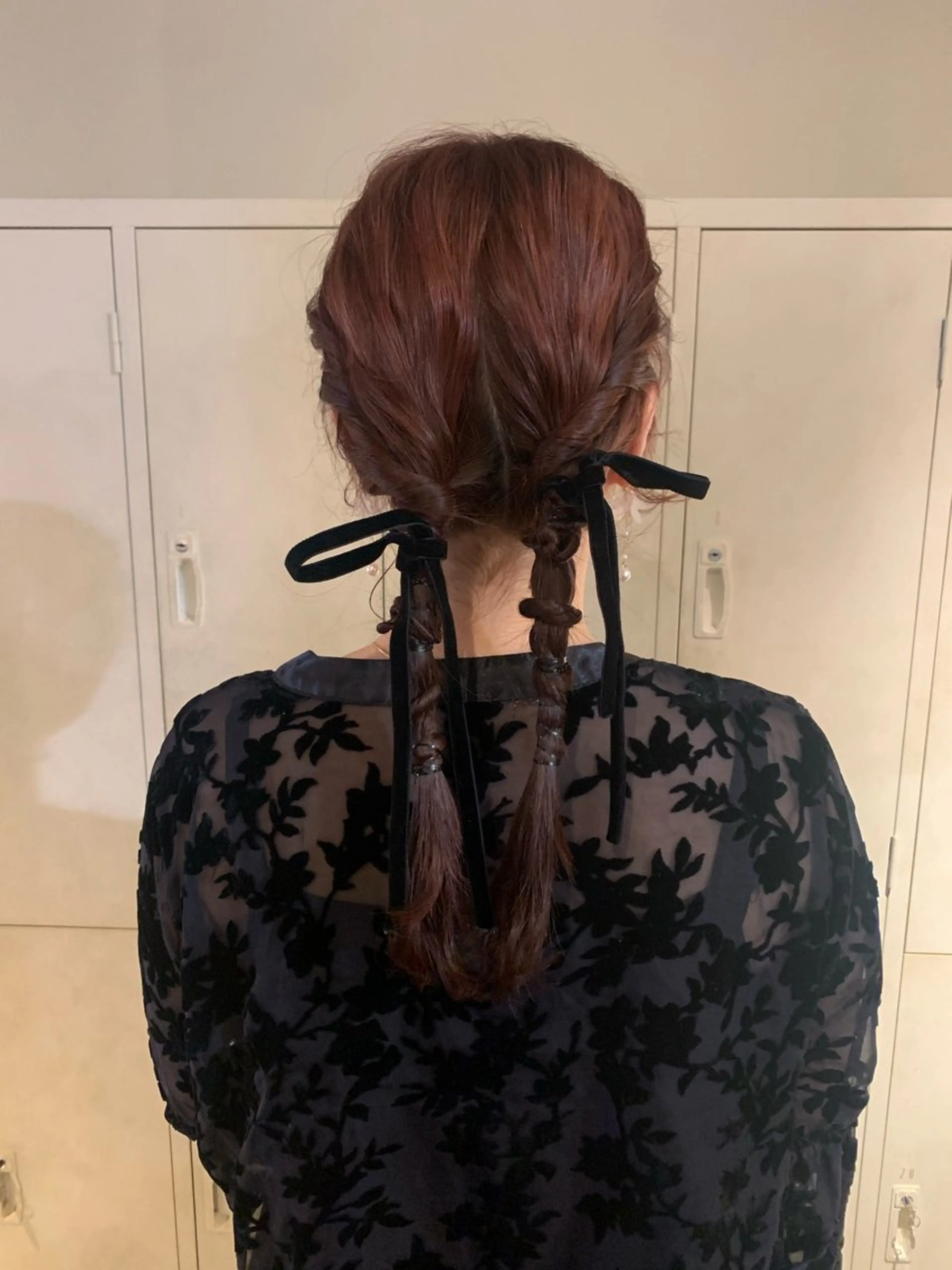 ロング ヘアアレンジ ヘアセット ブリーチ/アレンジ 天満/chihiroのヘアスタイル