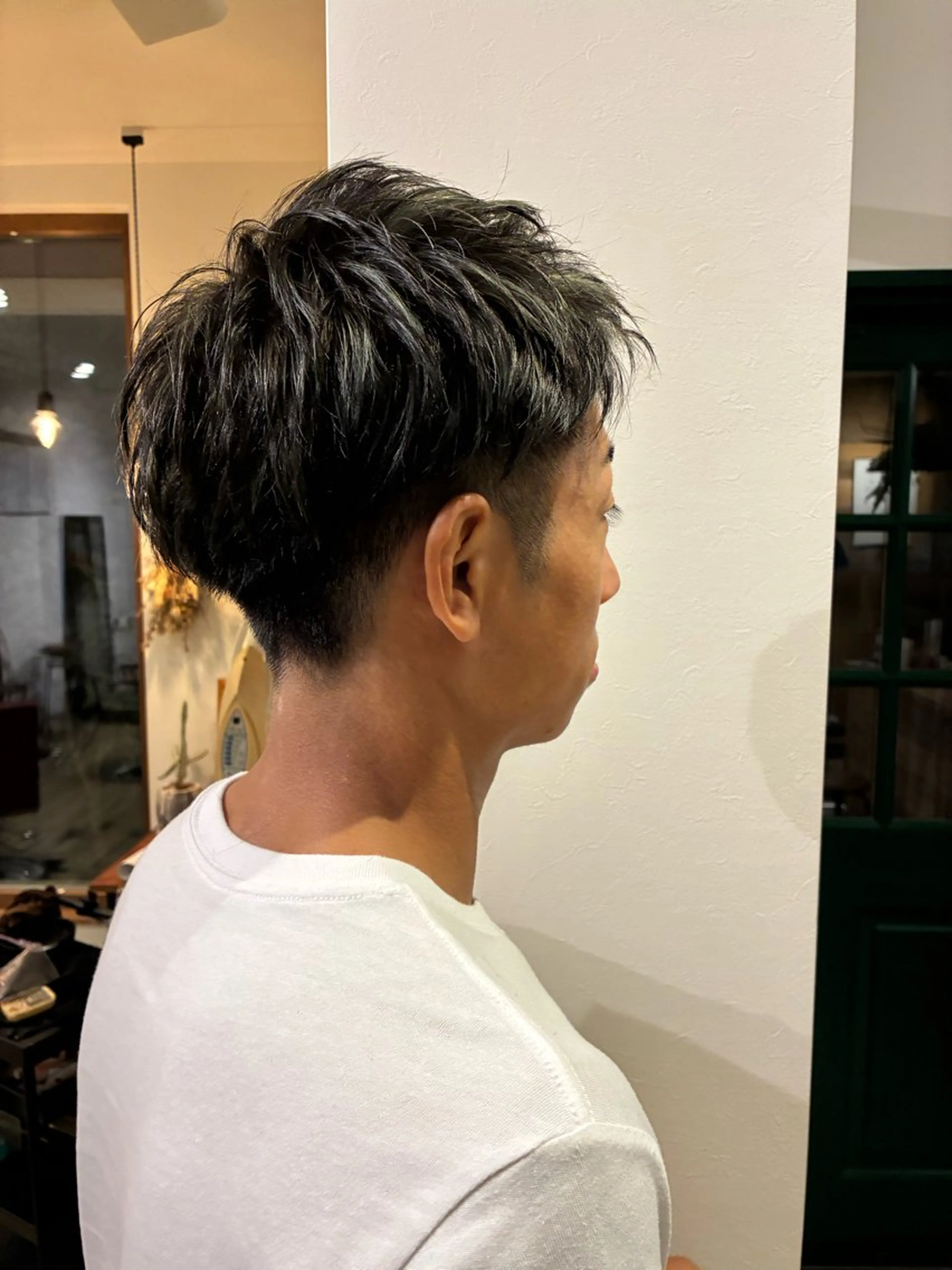 ショート カラー メンズ 清水 美香のヘアスタイル