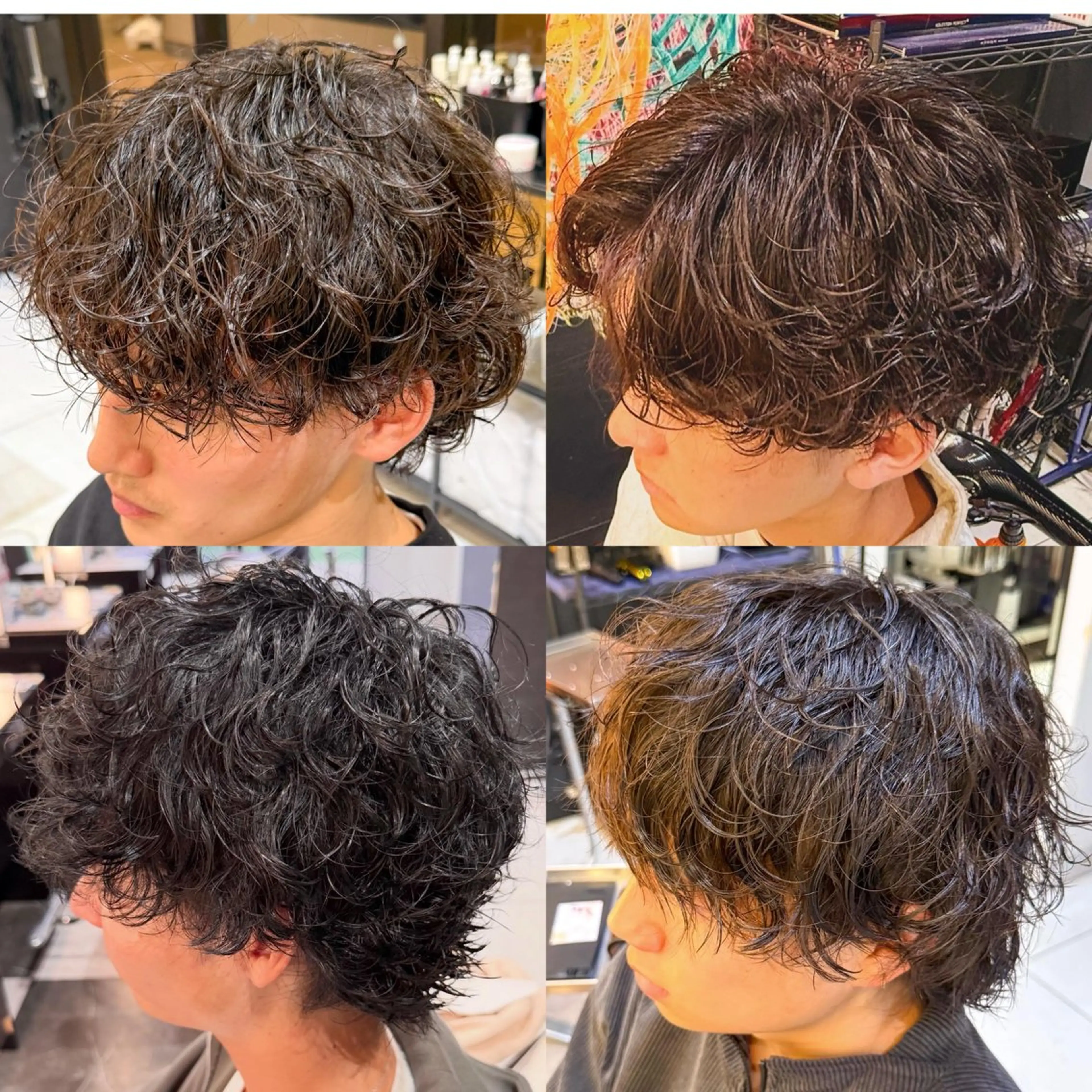 パーマ メンズ カット パーマ トリートメント レディースモデル募集 無料/田中海斗のヘアスタイル