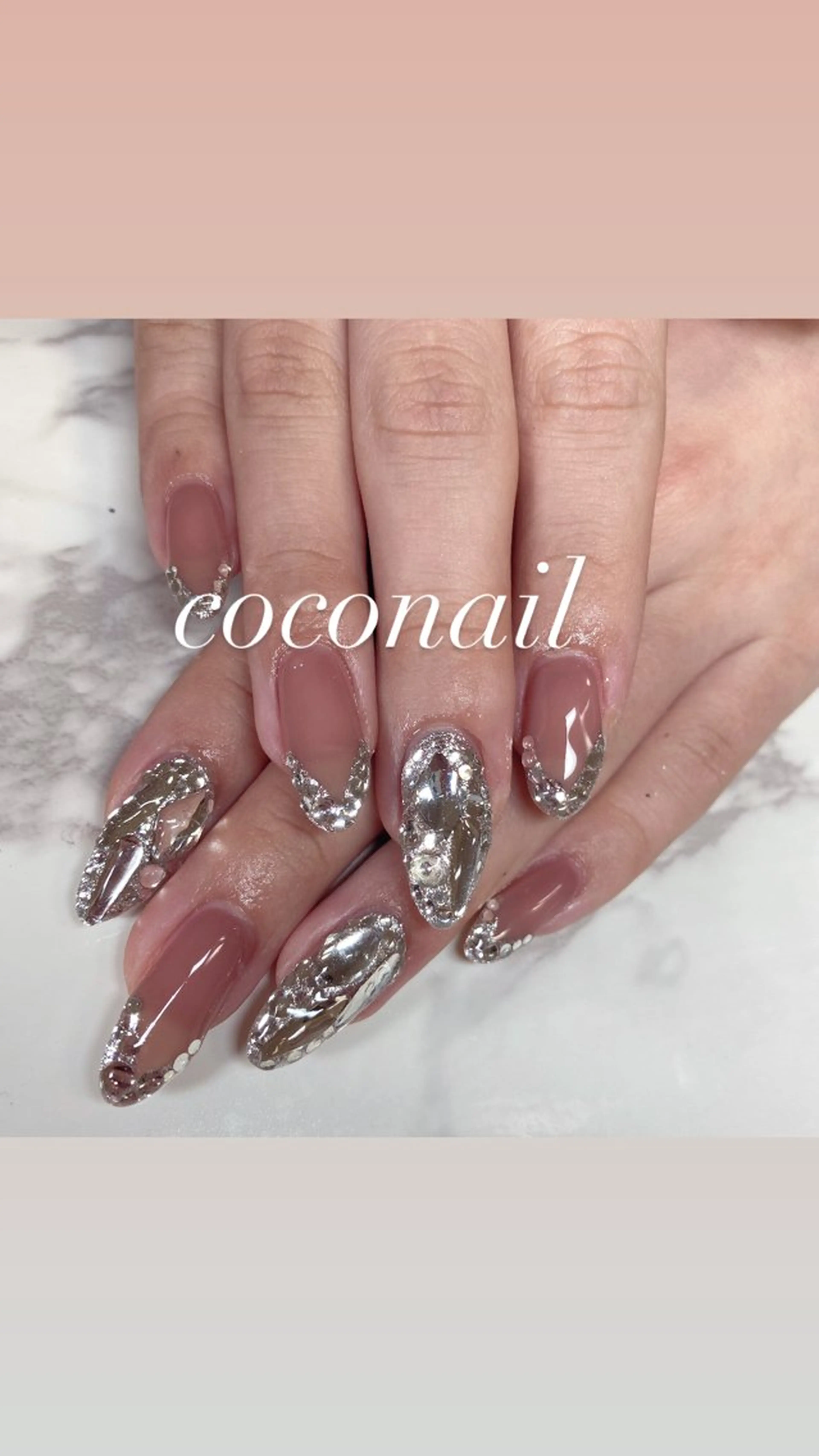 ご新規様アートし放題ジェルストーンパーツ自由の写真