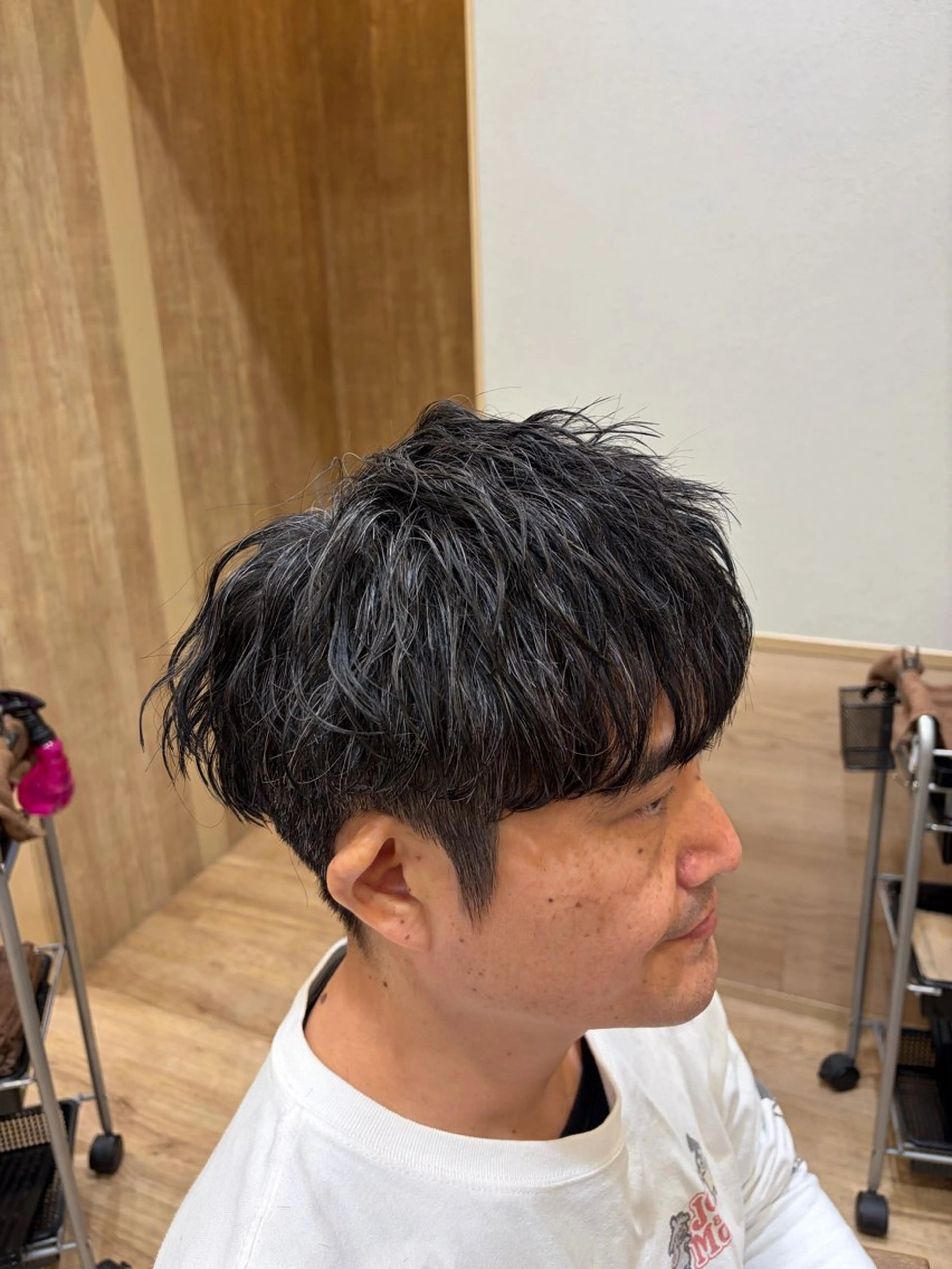メンズ メンズパーマ カット 小田 暉のヘアスタイル