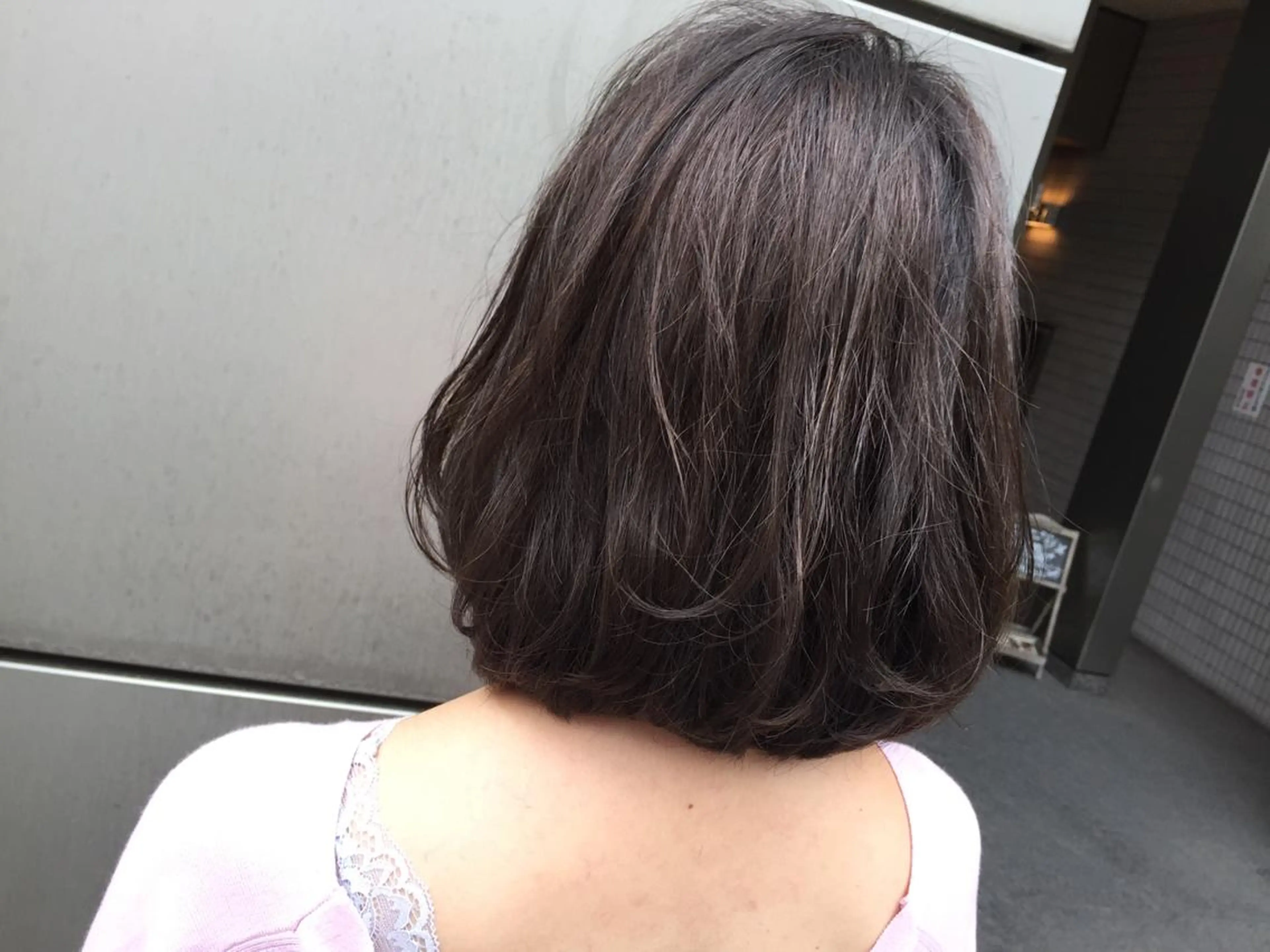 ミディアム ボブレイヤー ボブ レイヤーカット 松永 雄樹のヘアスタイル
