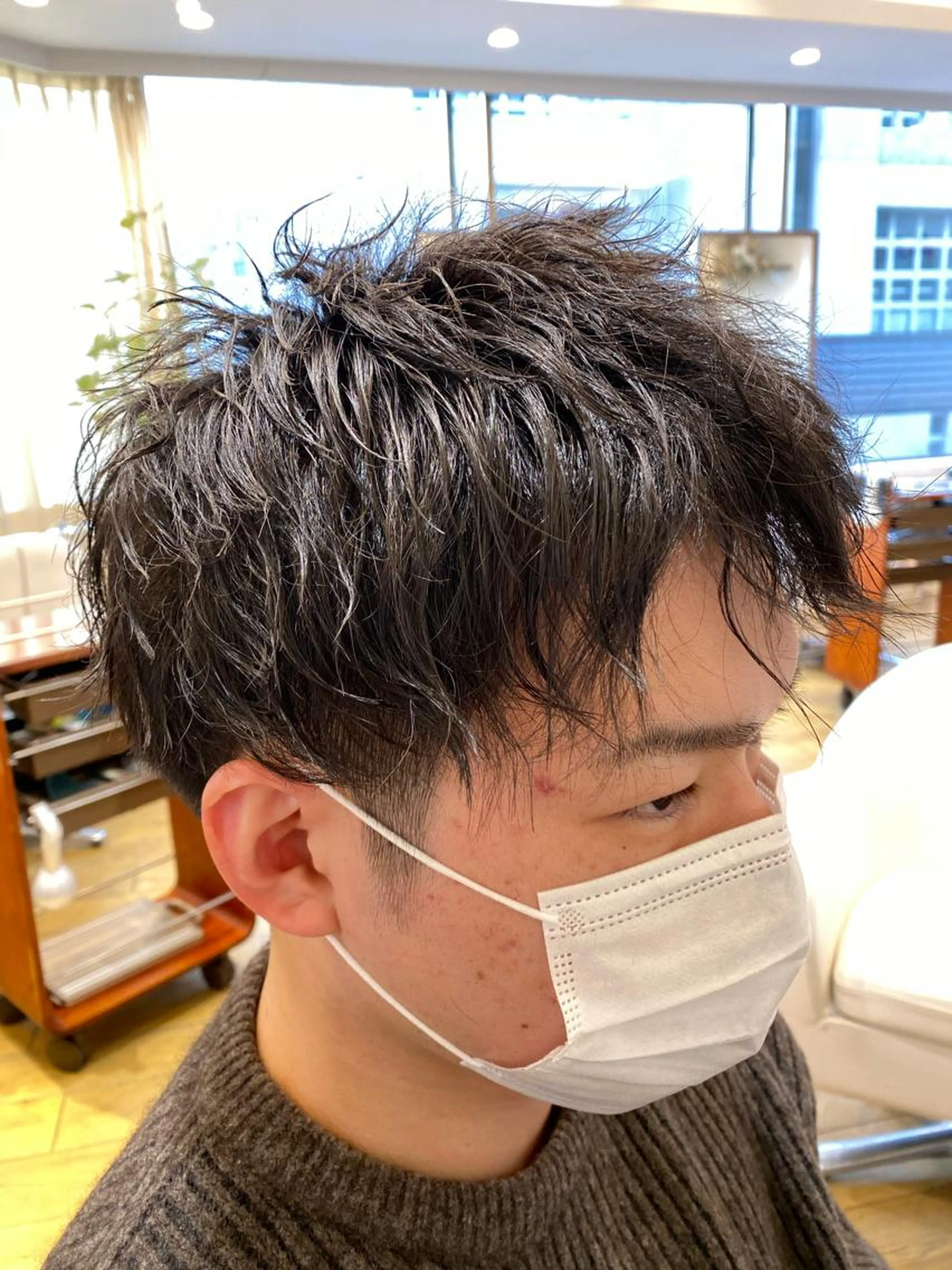 メンズモテ髪【ツイストパーマ】+【似合わせカット】の写真