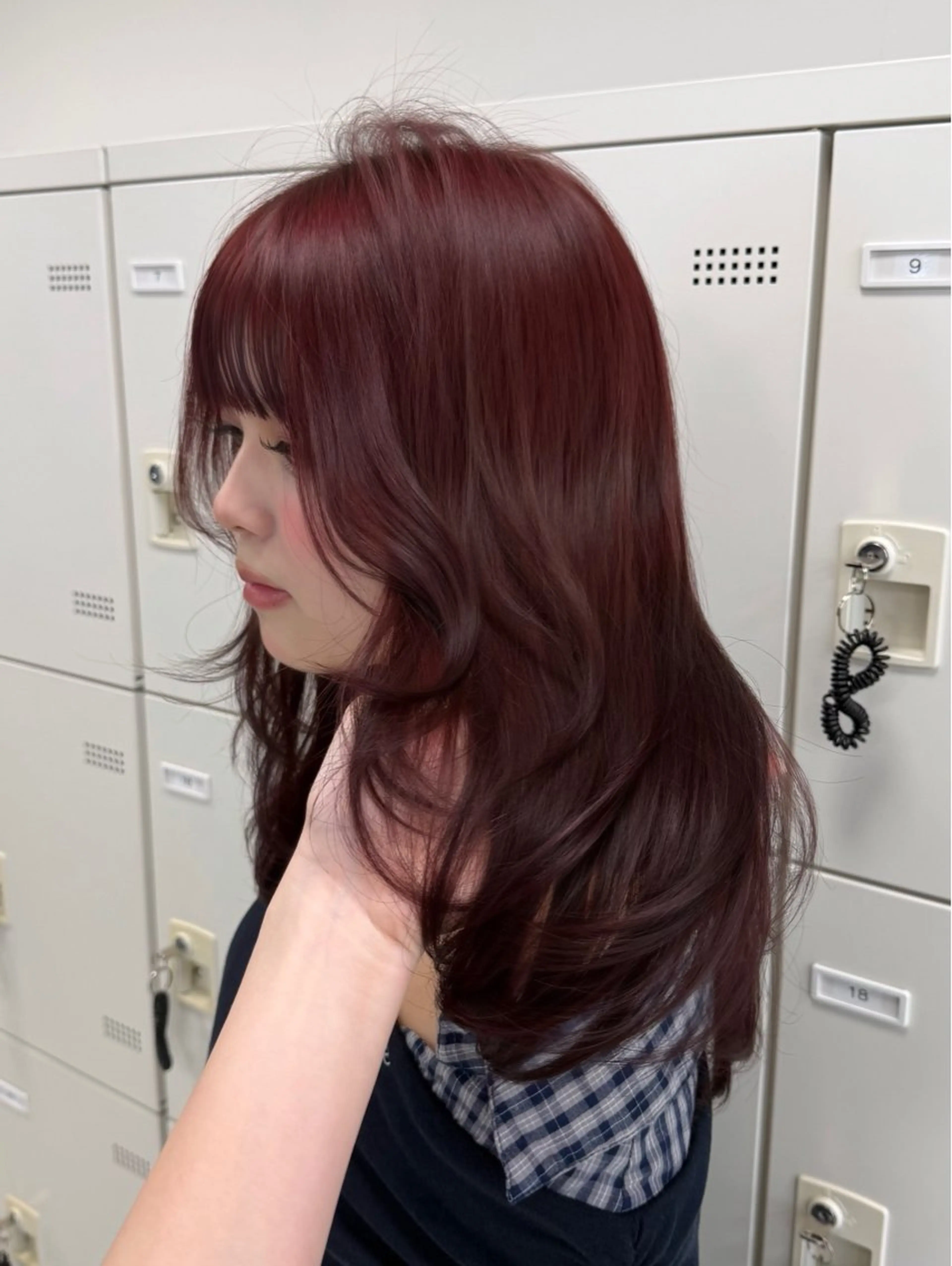 ミディアム カラー ヘアカラー ヘッドスパ ヘアセット 似合わせstyle ❤︎misaki❤︎のヘアスタイル