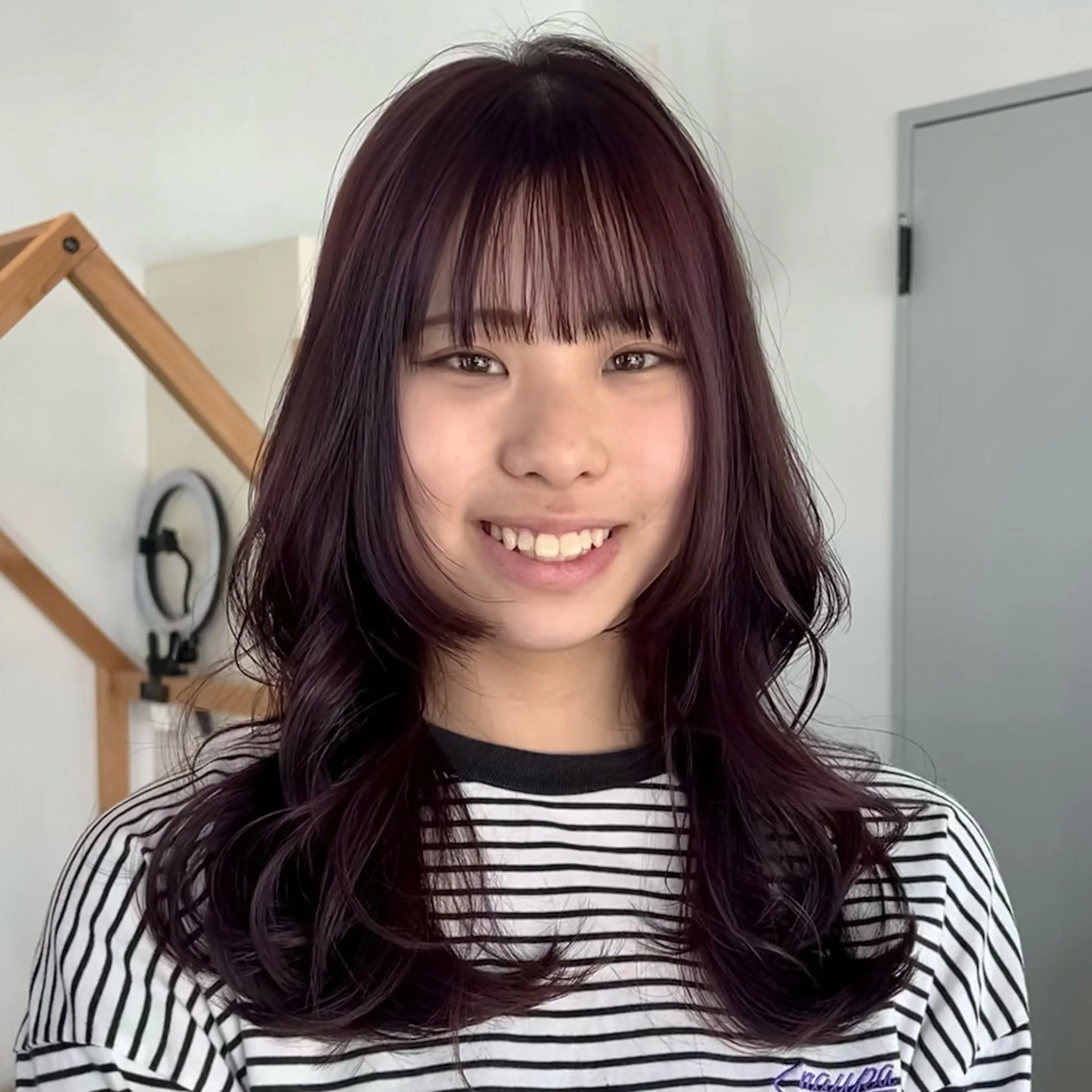 前髪縮毛矯正🦋の写真