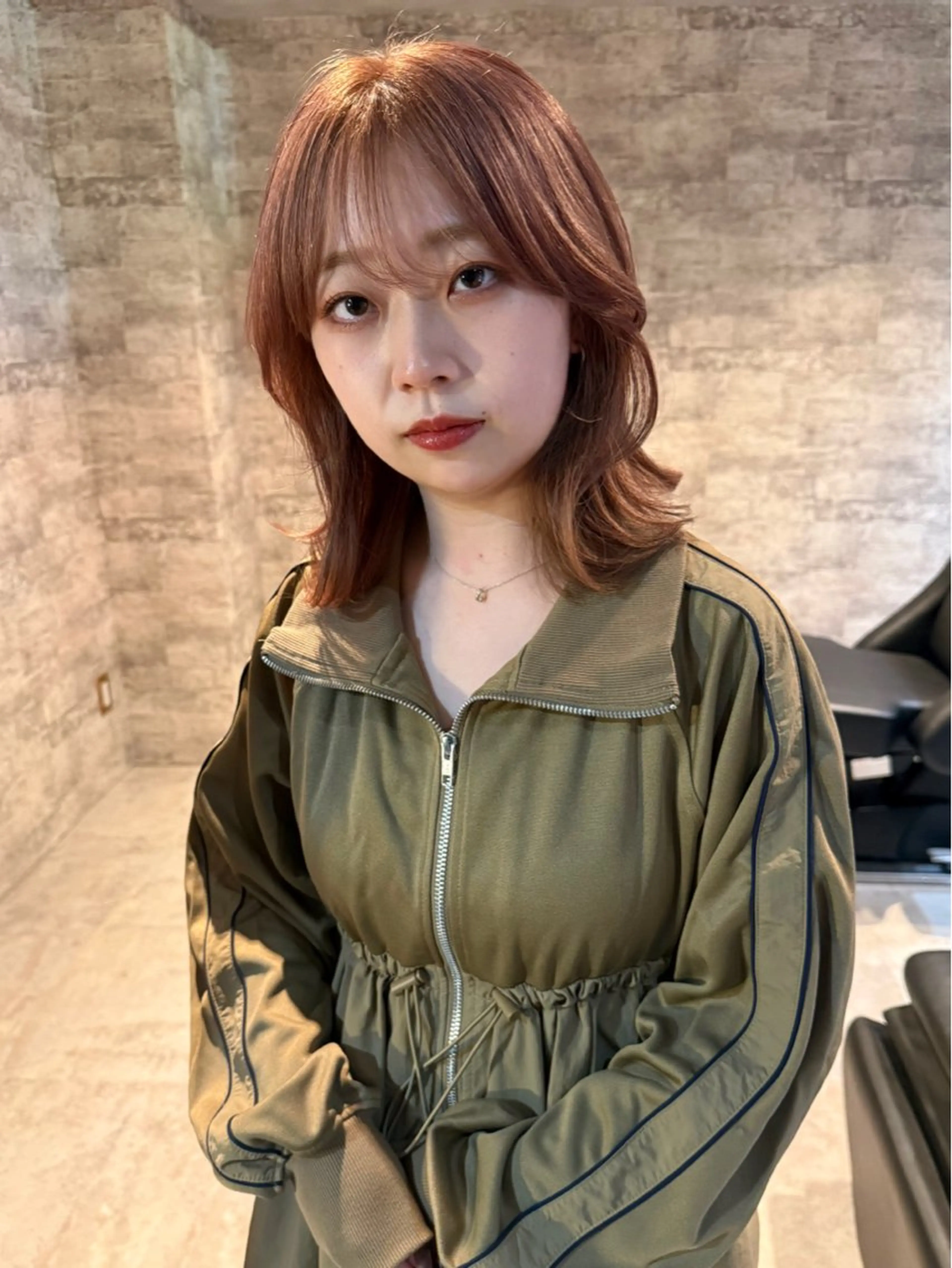 ミディアム カラー カット ヘアカラー トリートメント mai / linoah˚✧のヘアスタイル