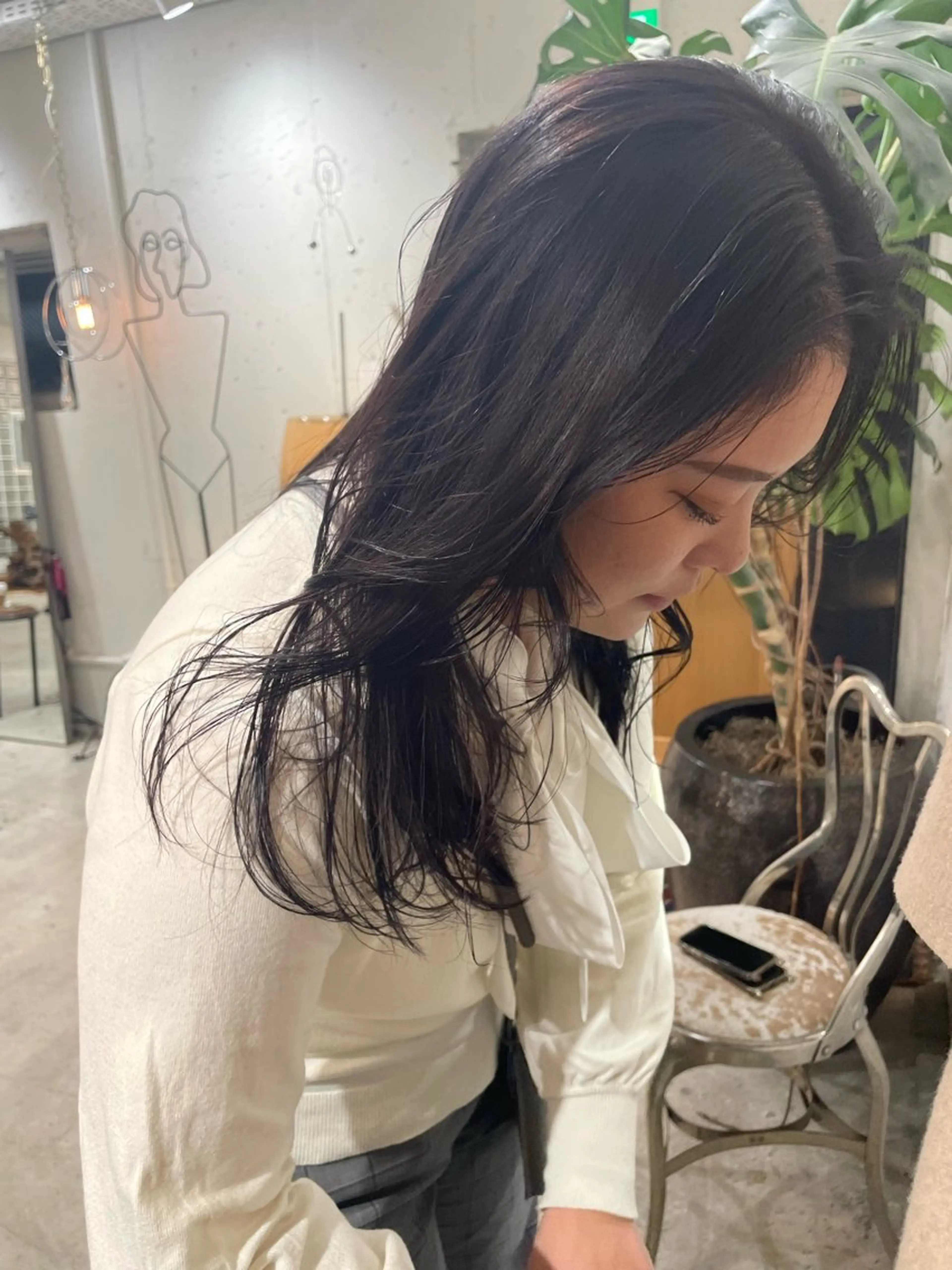 ロング パープルカラー tim.所属・🪐ナチュラルモード ヘア🪐honokaのヘアスタイル