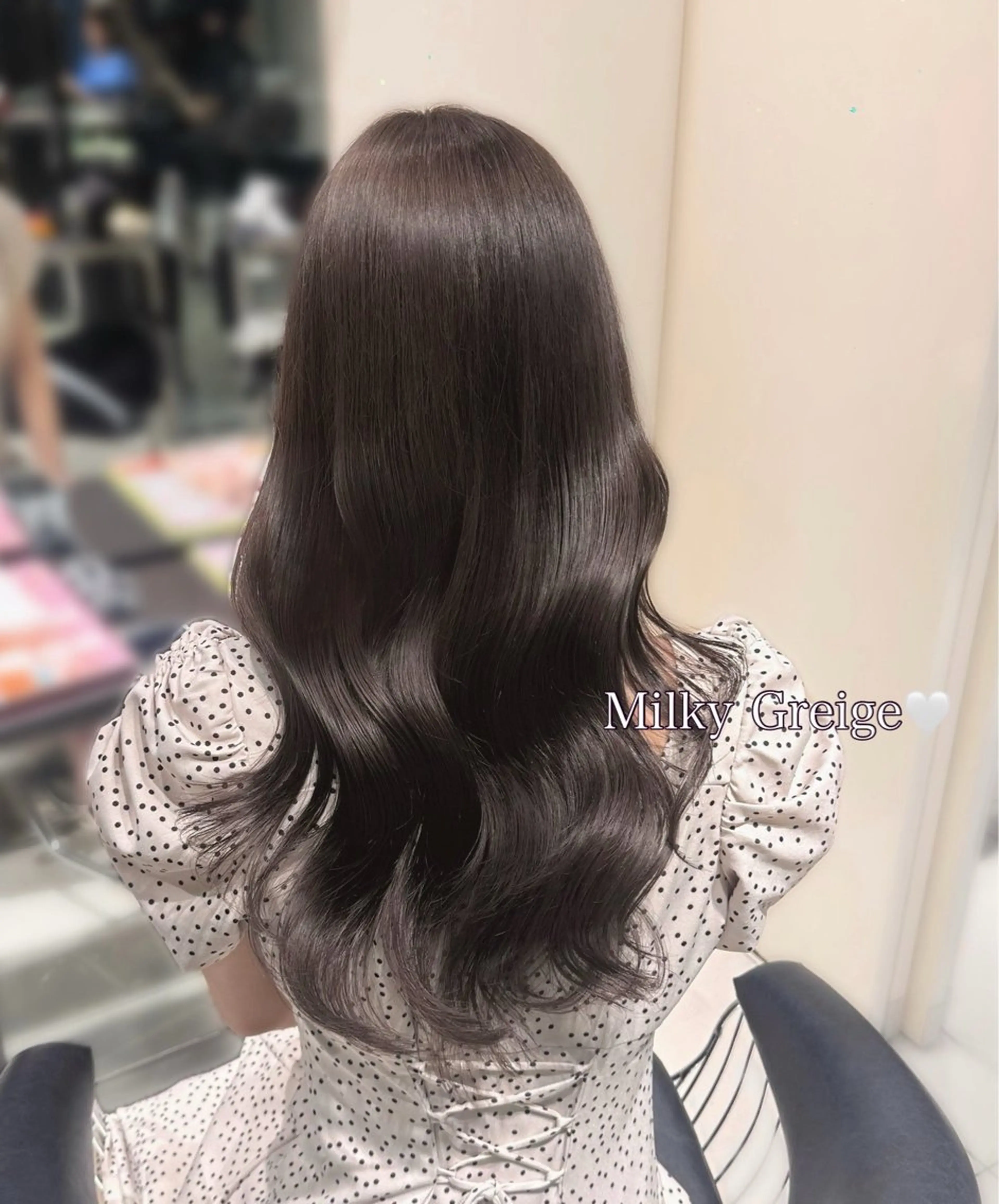 前髪カット+ワンカラー🦢🎀の写真