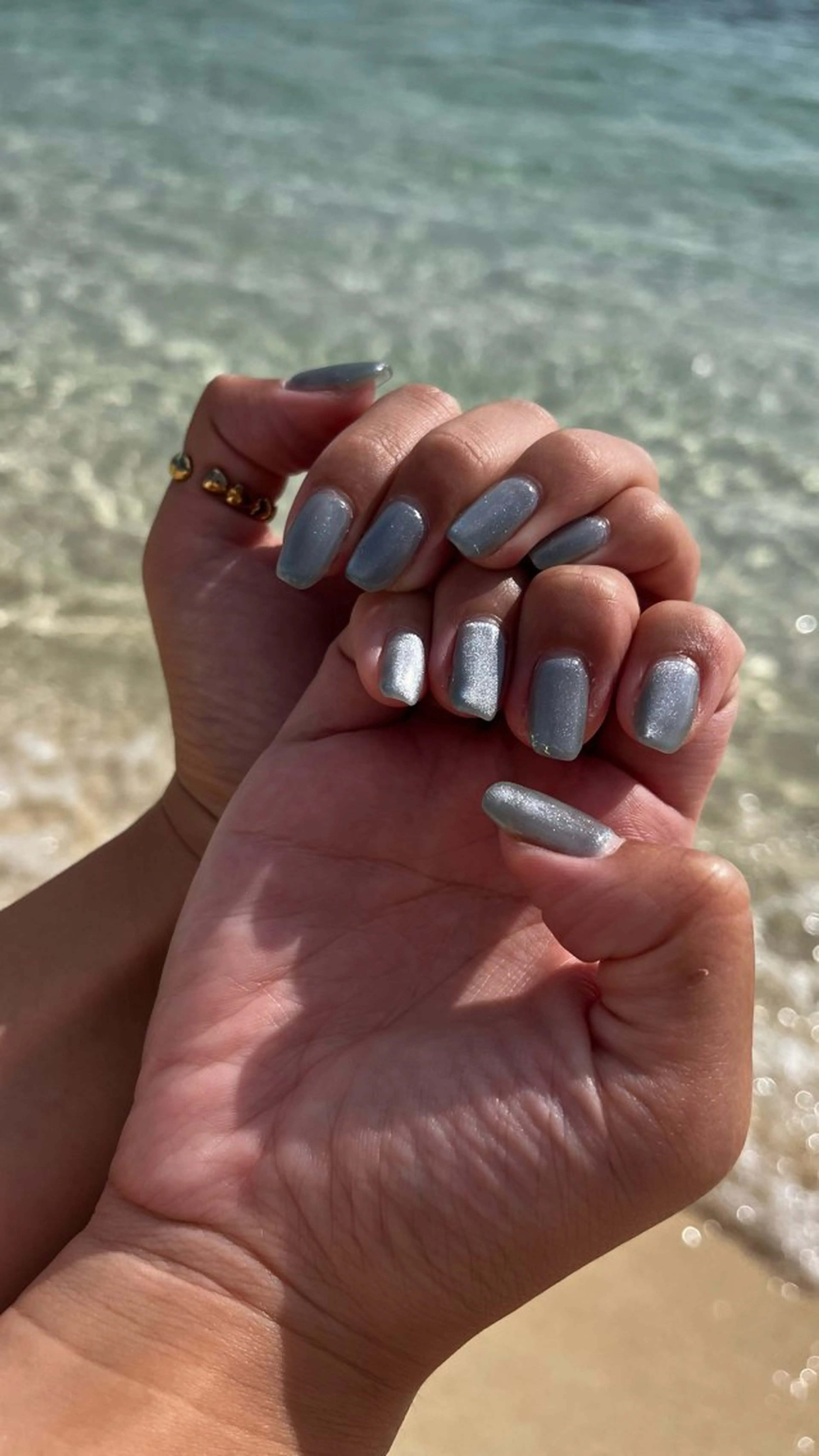 ネイル 水色 マグネットネイル Claro(クラロ) ネイル&デザインのネイルデザイン