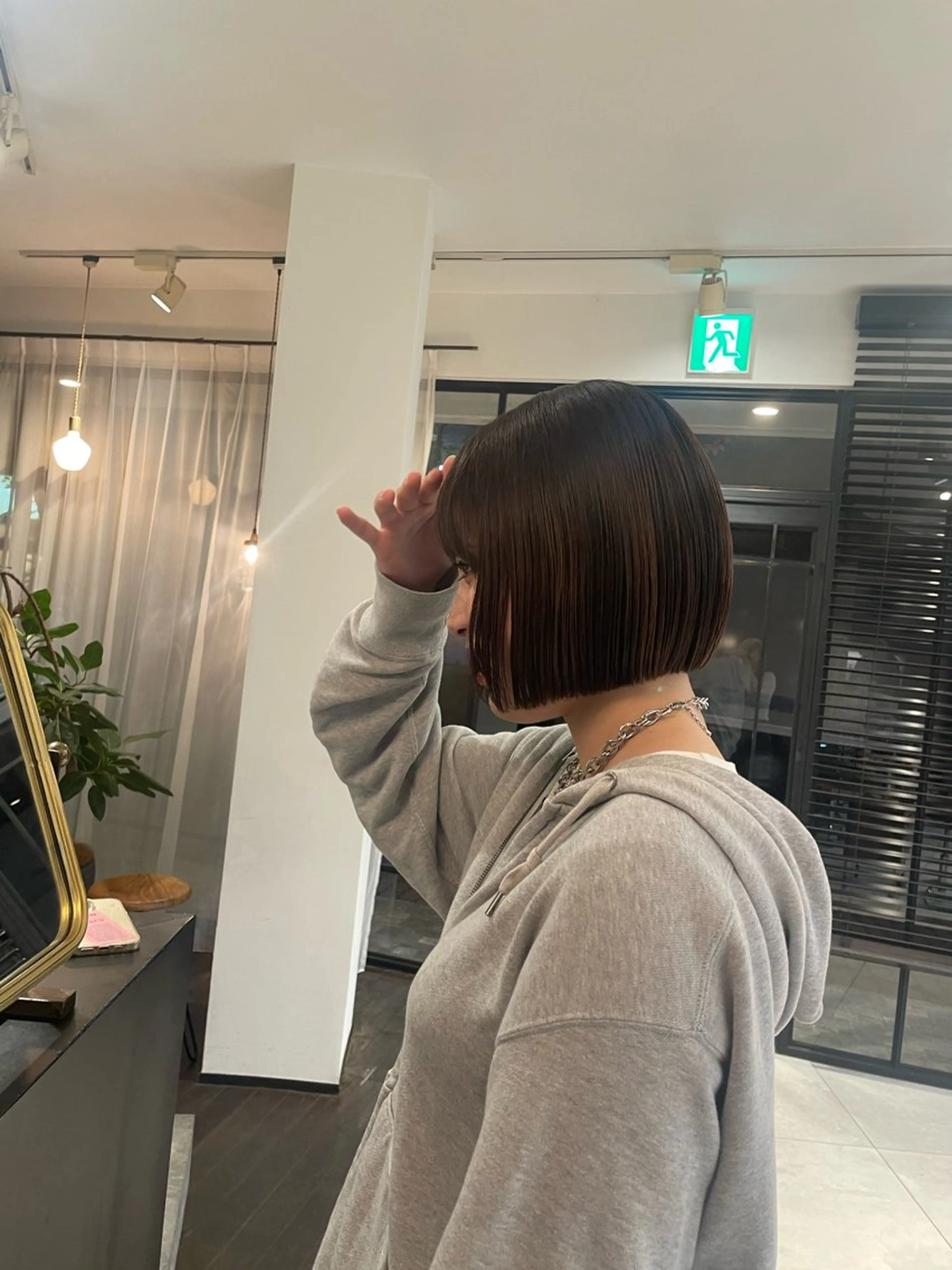 ショート ボブ 西野 優夏のヘアスタイル