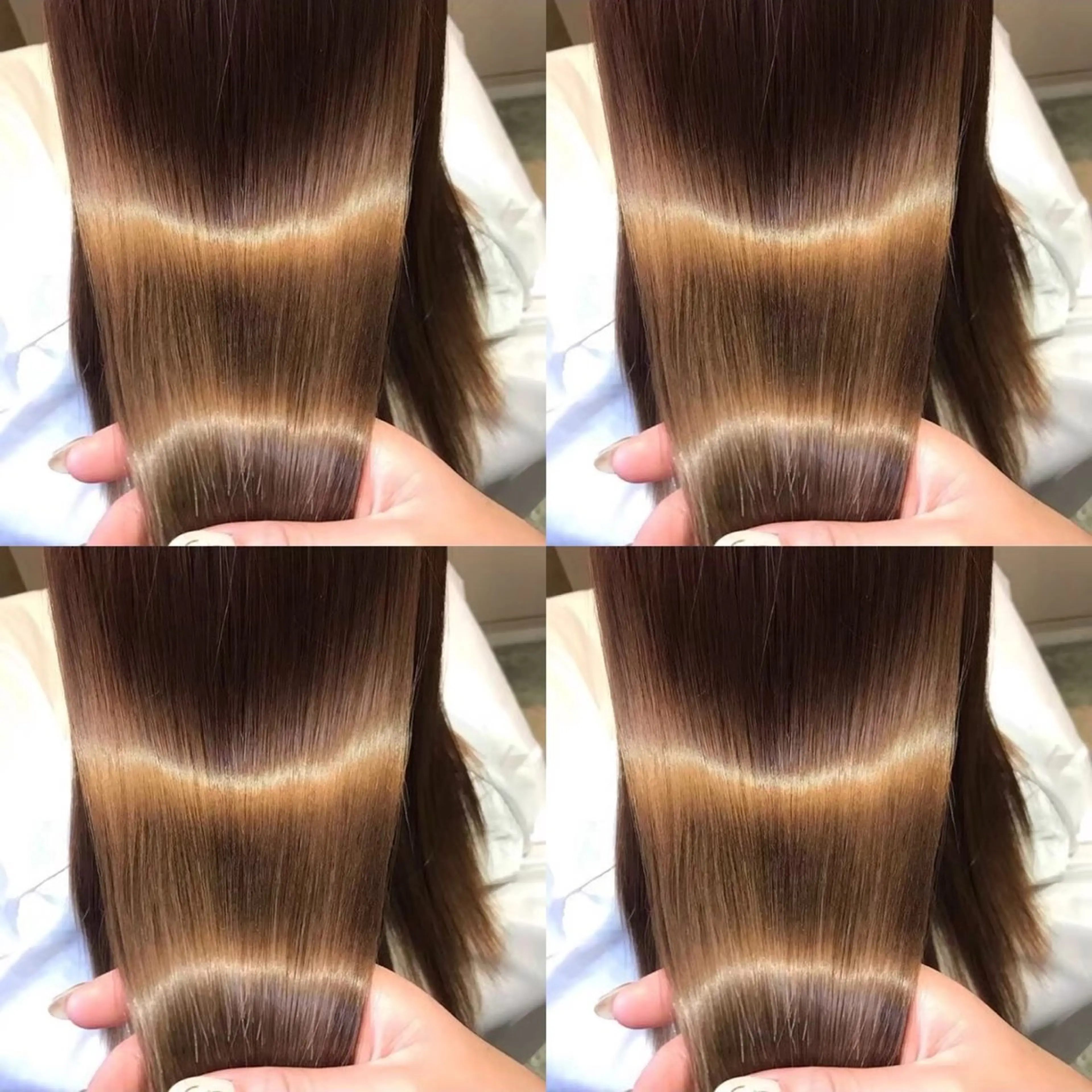 ロング カラー トリートメント 髪質改善/透明感ヘア にちか🐰のヘアスタイル