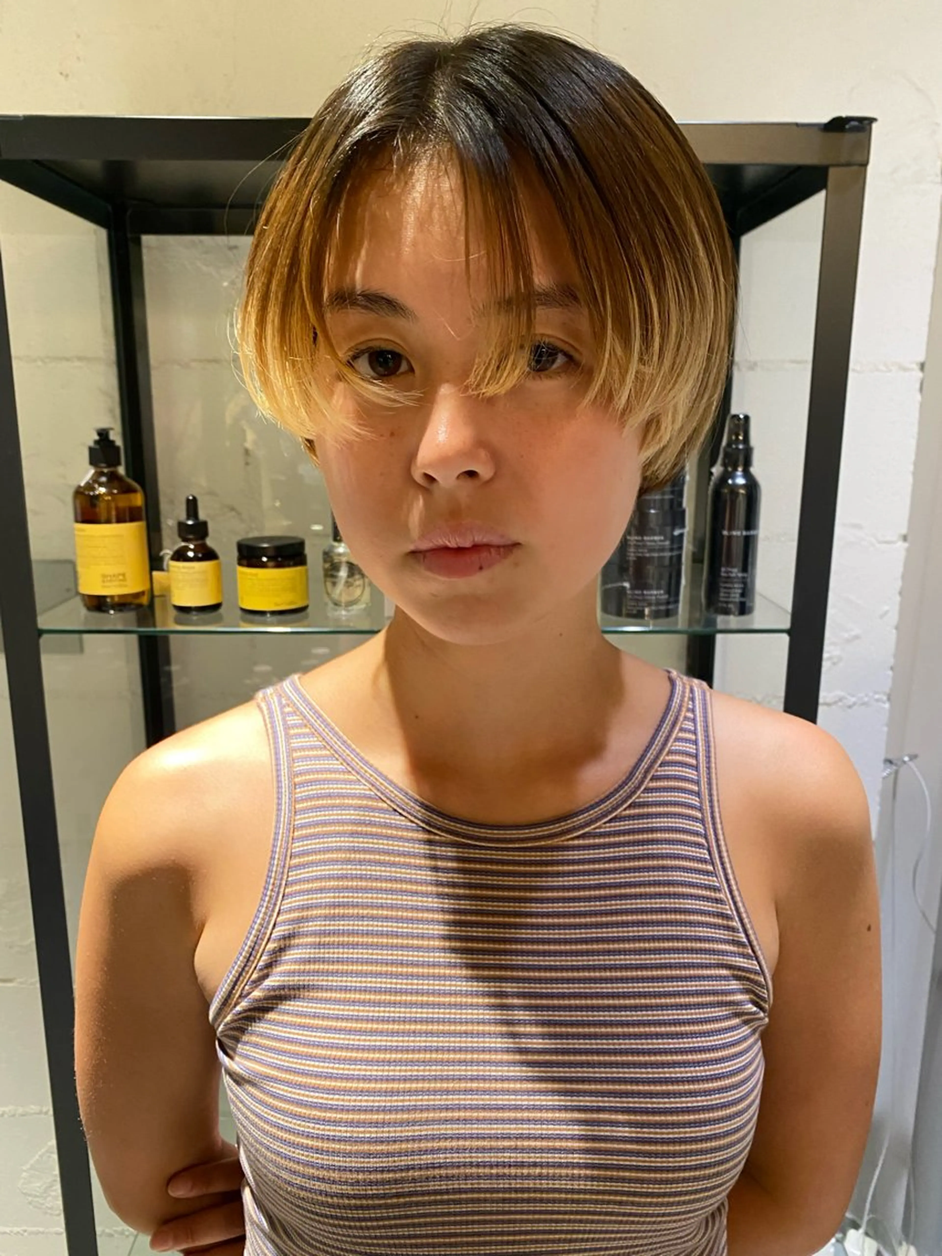 ショート ショートヘア 聖 来のヘアスタイル
