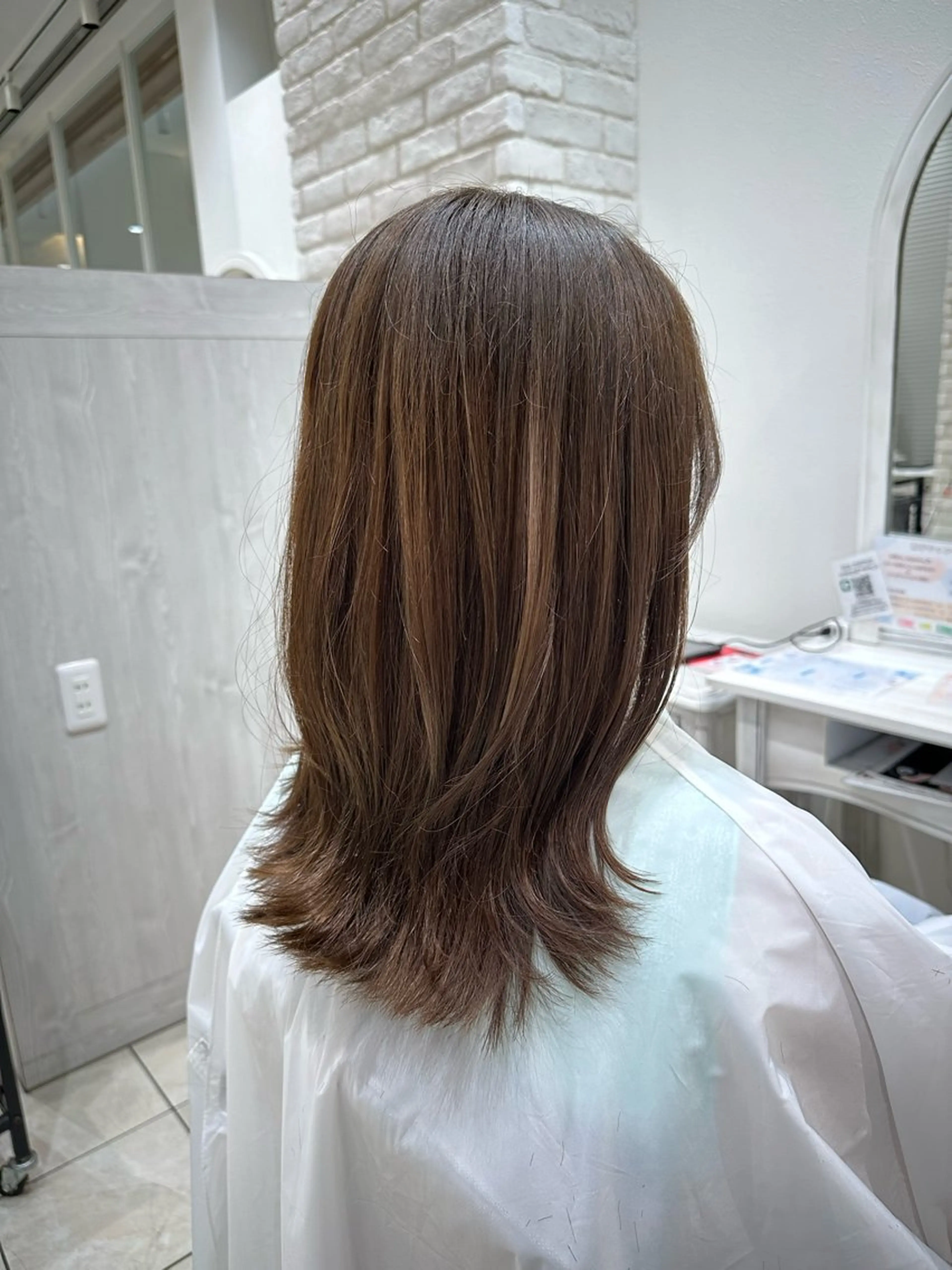 セミロング 小畑 奏斗のヘアスタイル