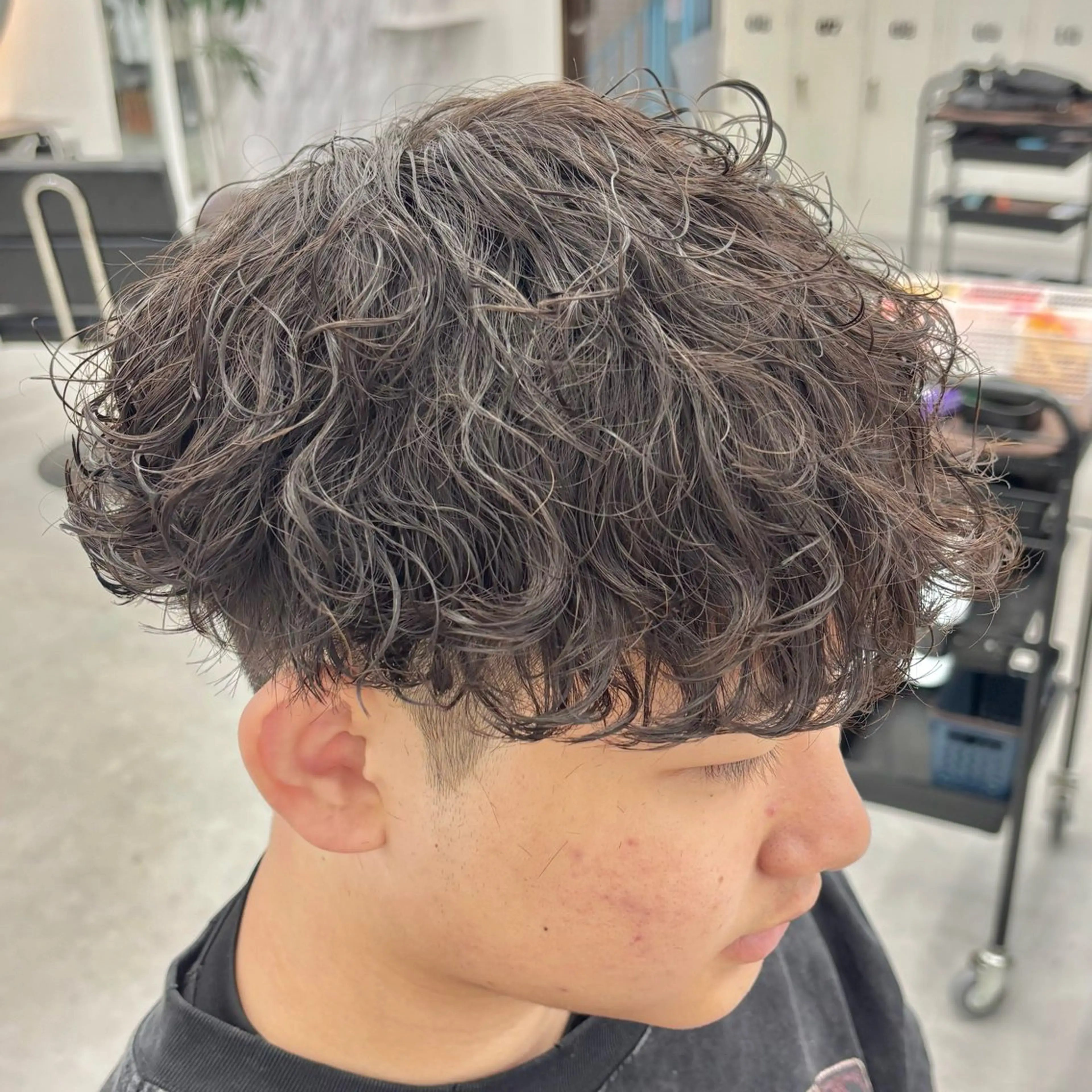 パーマ メンズ メンズパーマ 波巻きパーマ スパイラルパーマ カット パーマ SOYON船橋店 西澤元気のヘアスタイル