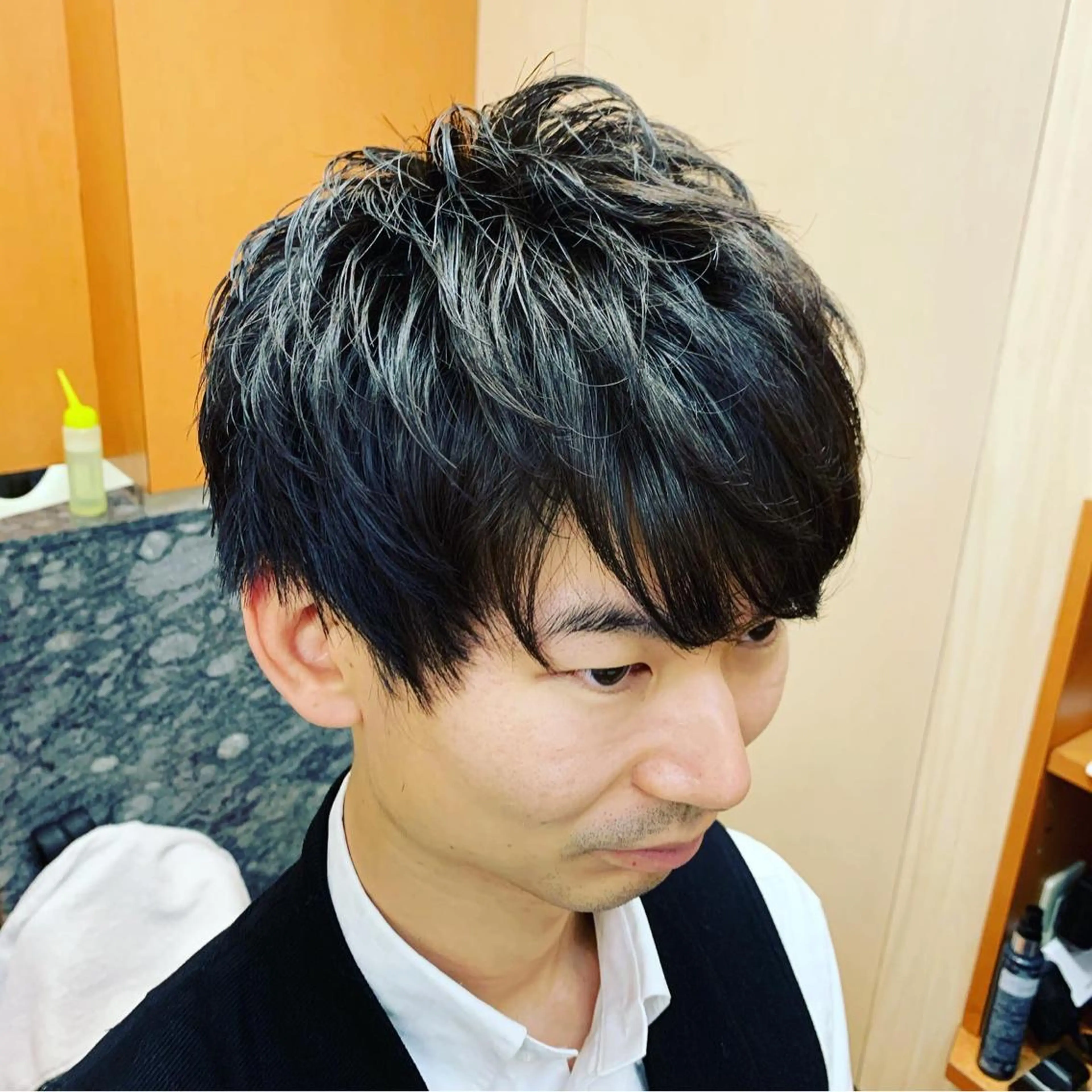 ショート パーマ メンズ ひらお あおとのヘアスタイル