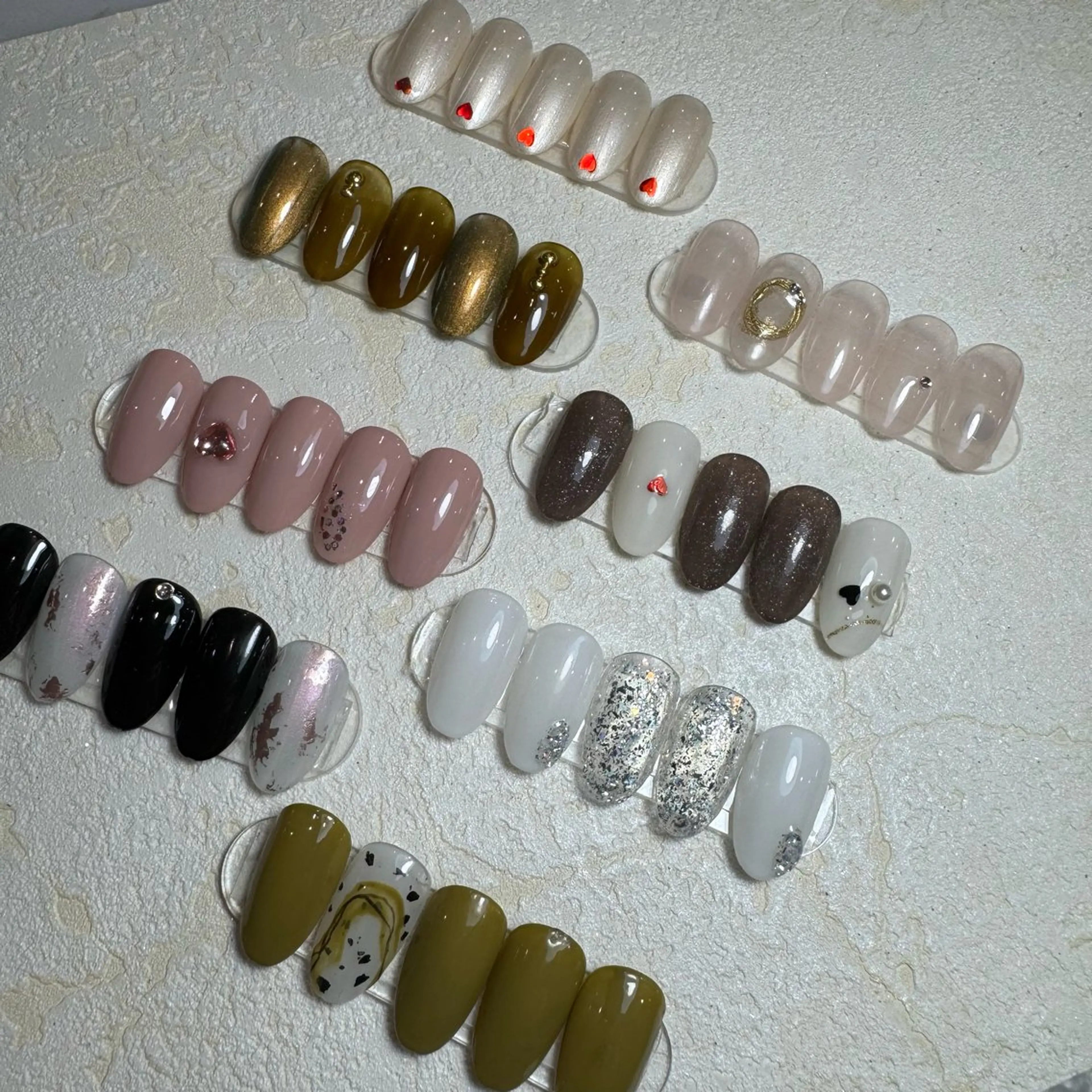 ネイル アートネイル フラッシュネイル フレンチネイル ジェルネイル ガラスフレンチ ハンドネイル You&Me Yukiのネイルデザイン