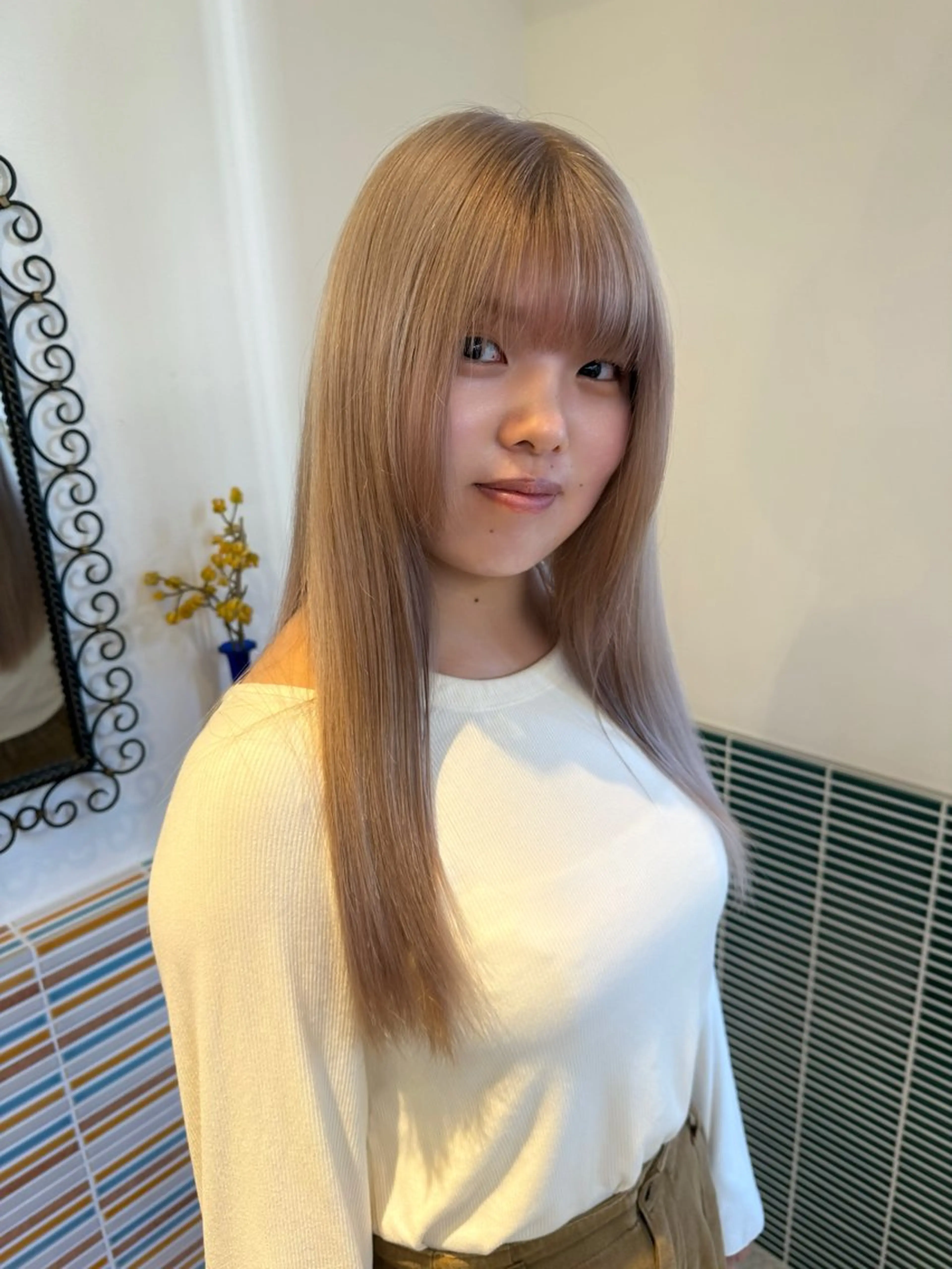 ロング ヘアカラー カラー特化/ブリーチ 梅田中崎町/あかりのヘアスタイル