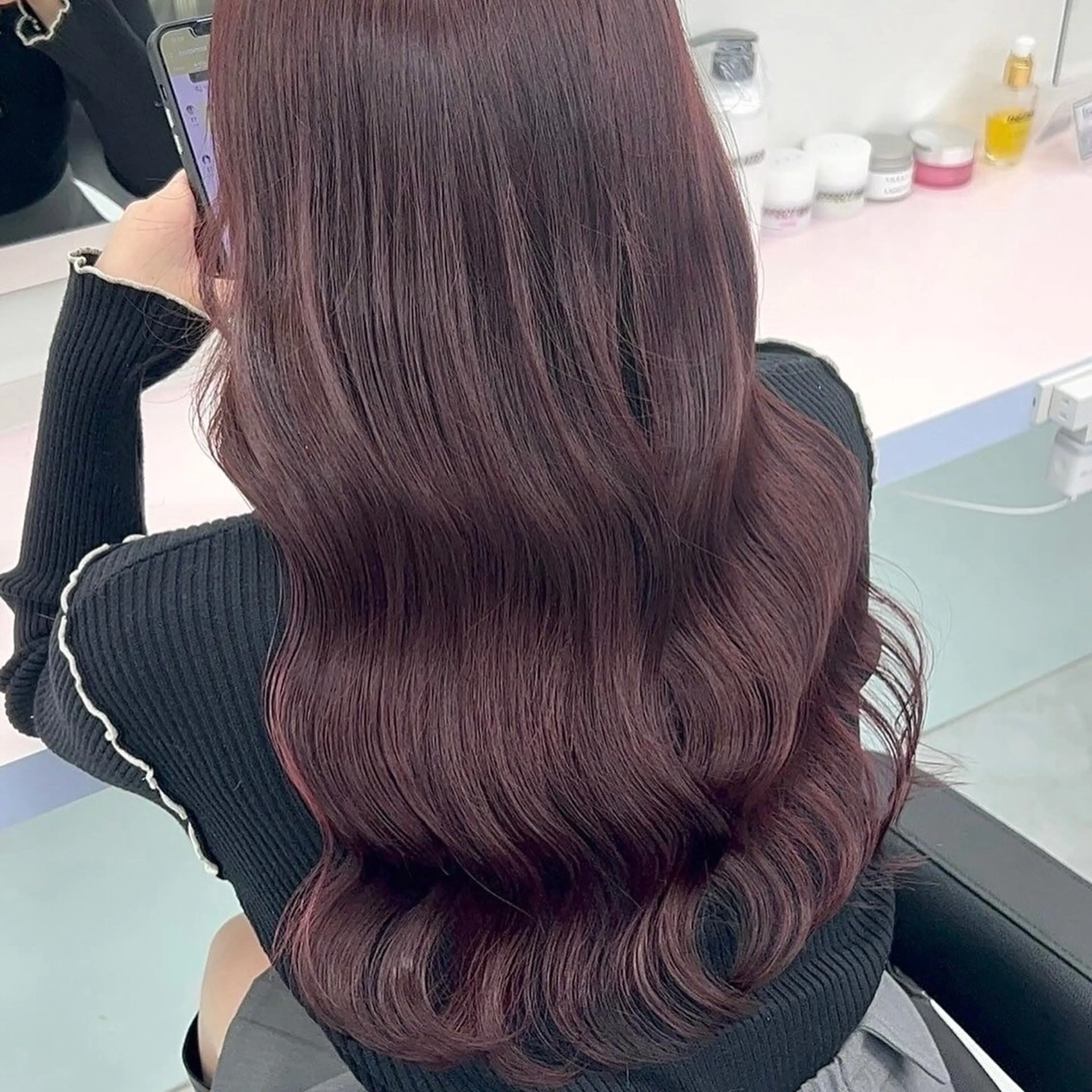 ロング カラー みう/仙台/暖色/ 艶髪/顔周りカット/のヘアスタイル