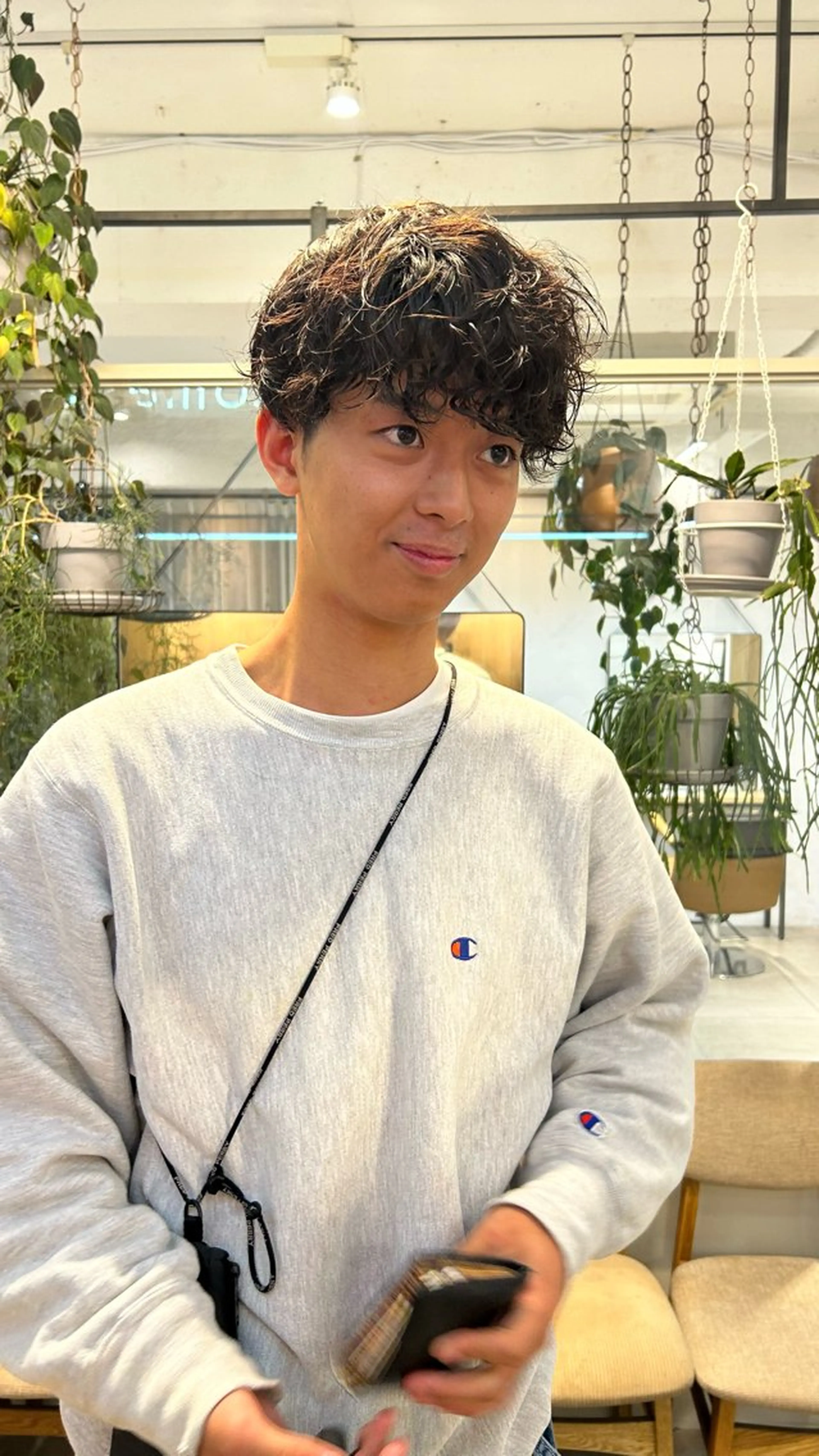 パーマ メンズ カット パーマ じゅわっと暖色カラー 🍊Moemiのヘアスタイル