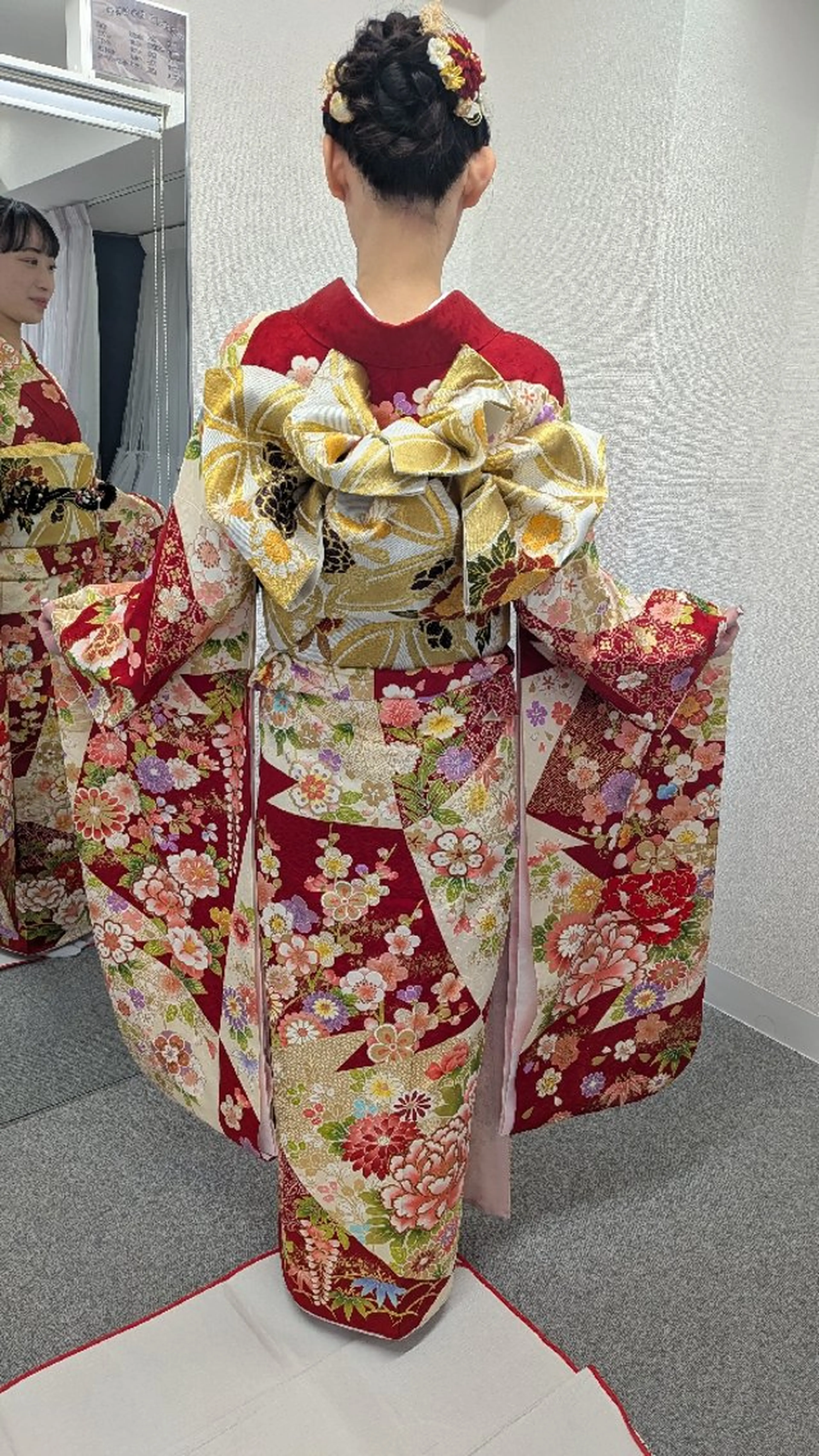 振袖 きちっと着崩れなし💓の写真