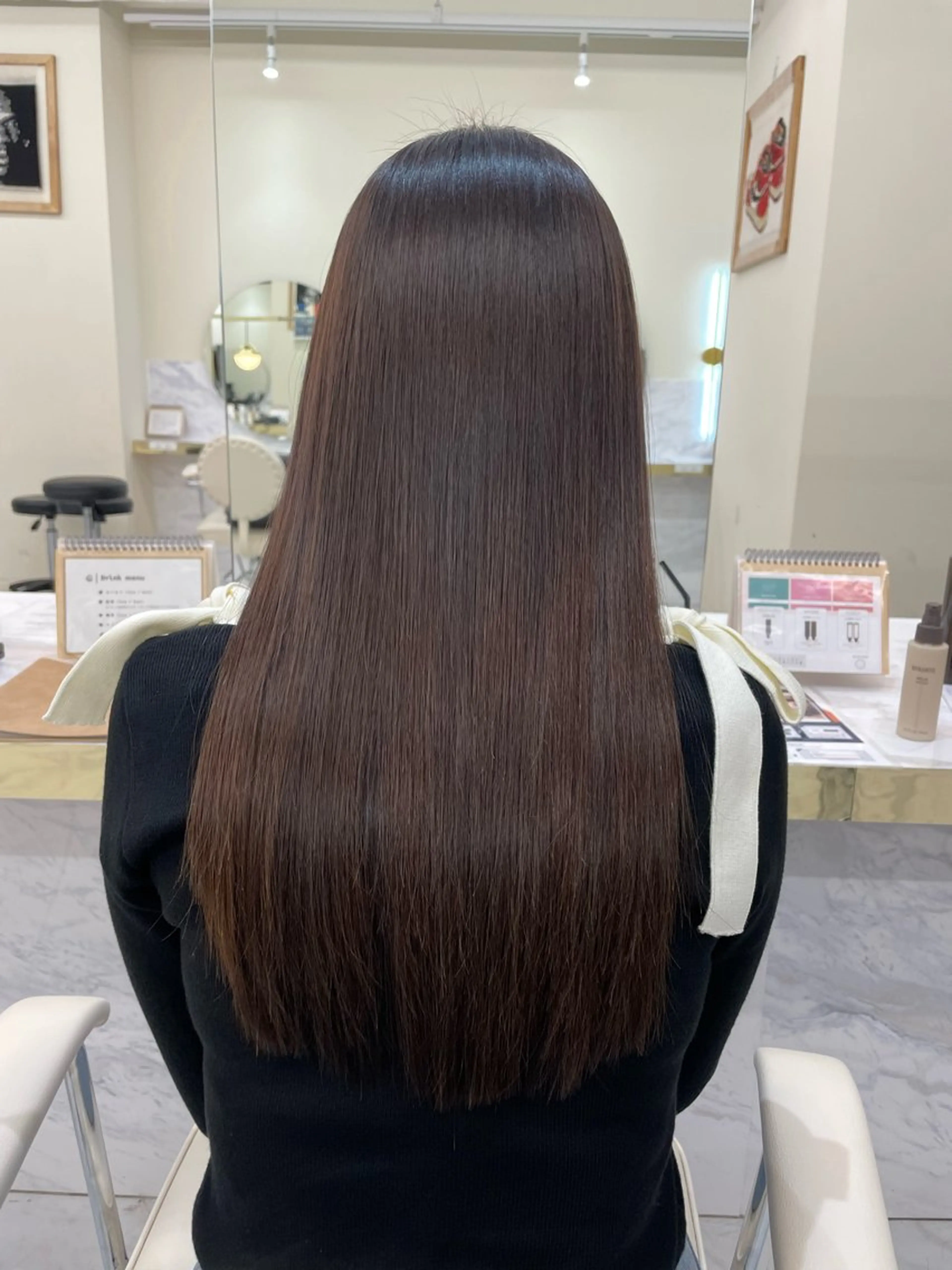 ロング カラー ヘアアレンジ 髪質改善 縮毛矯正 髪質改善特化 🫧松野力也のヘアスタイル