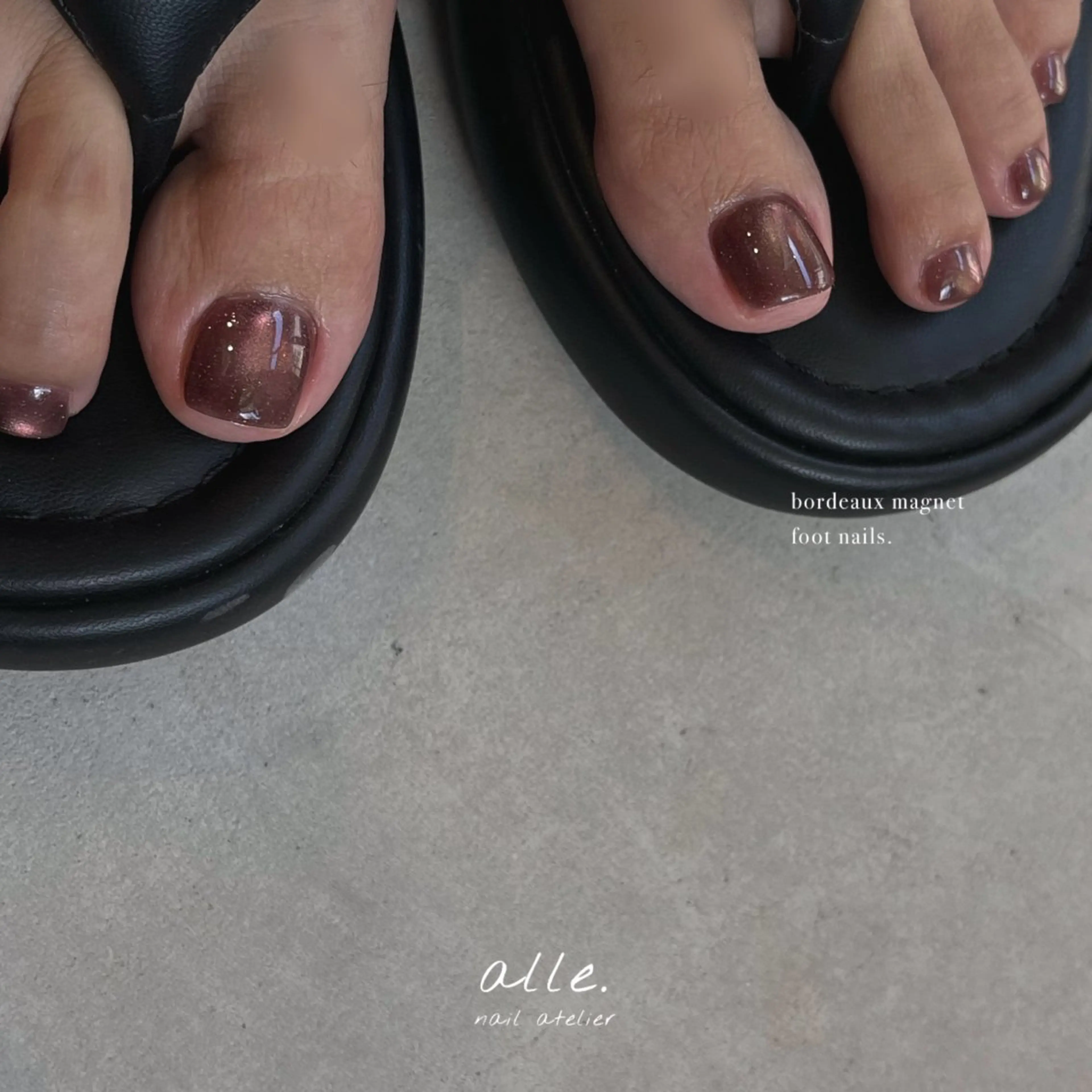 ネイル フットネイル atelier alle.のネイルデザイン