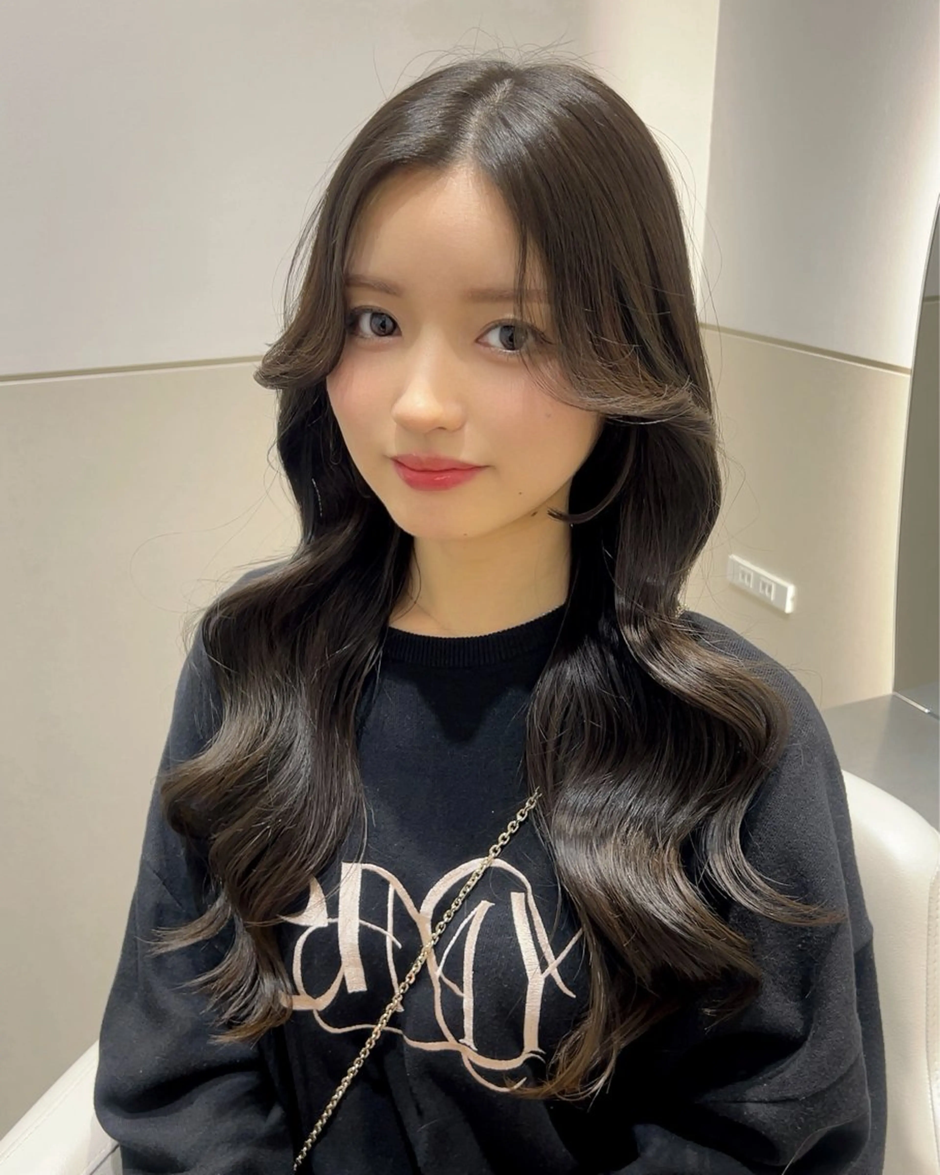 ロング カラー ヨシンモリ カット ヘアカラー トリートメント 🩷韓国ヘア/ヨシン モリ🩷Maikaのヘアスタイル