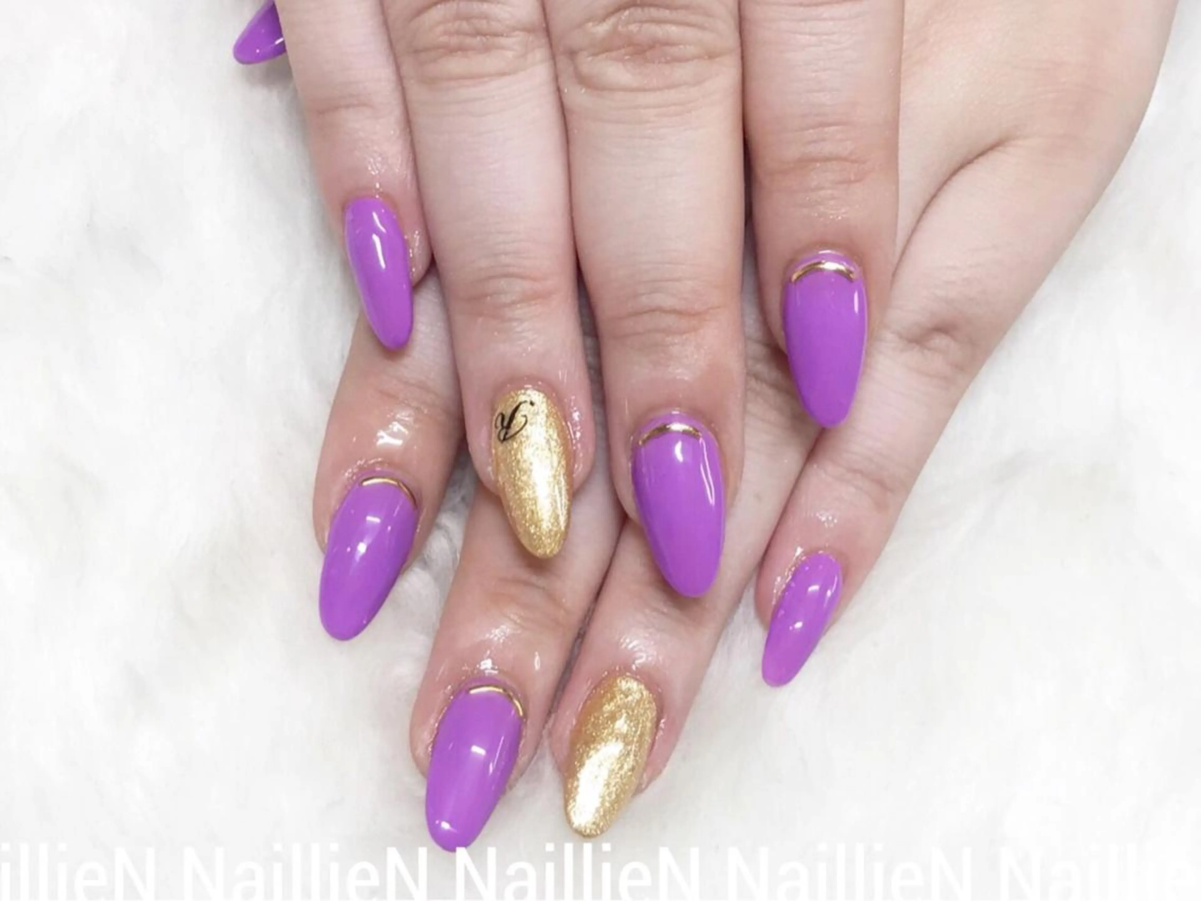 ネイル スカルプネイル シンプルネイル ハンドネイル Nail lieNのネイルデザイン
