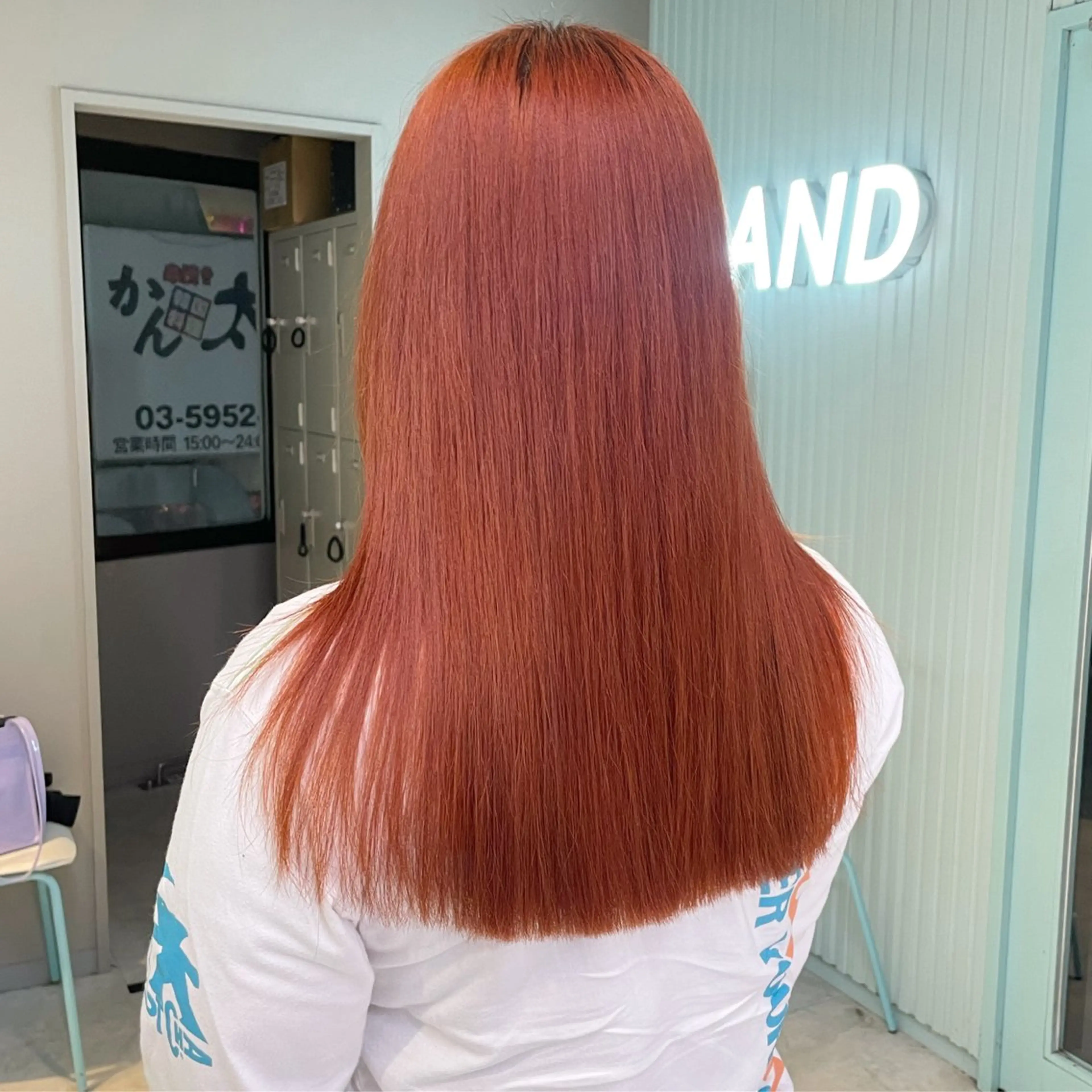 ミディアム カラー 【美髪矯正/絹髪】 🎀hinano🎀のヘアスタイル