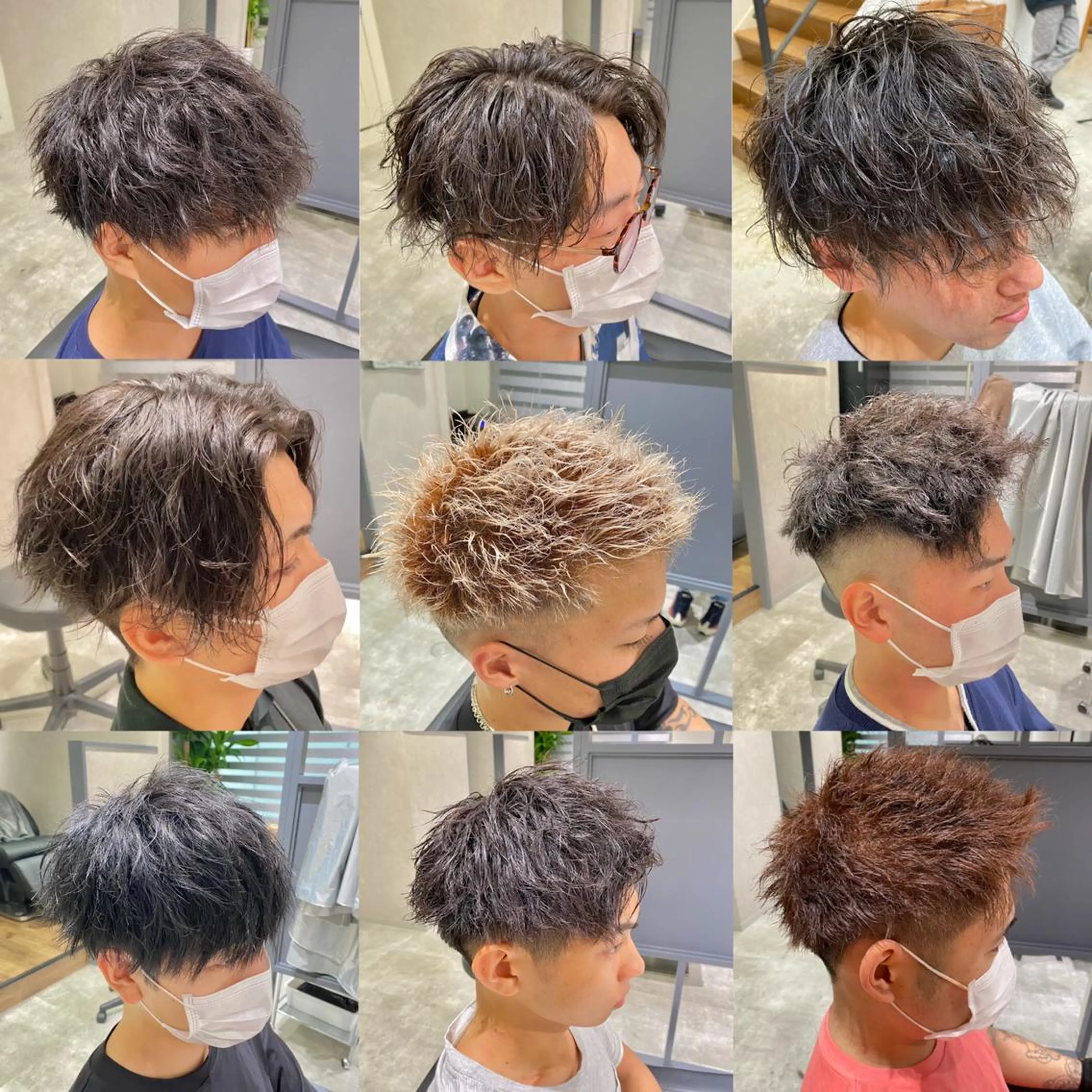ショート カラー パーマ ヘアアレンジ メンズ OLCAN by EXCIAのヘアスタイル