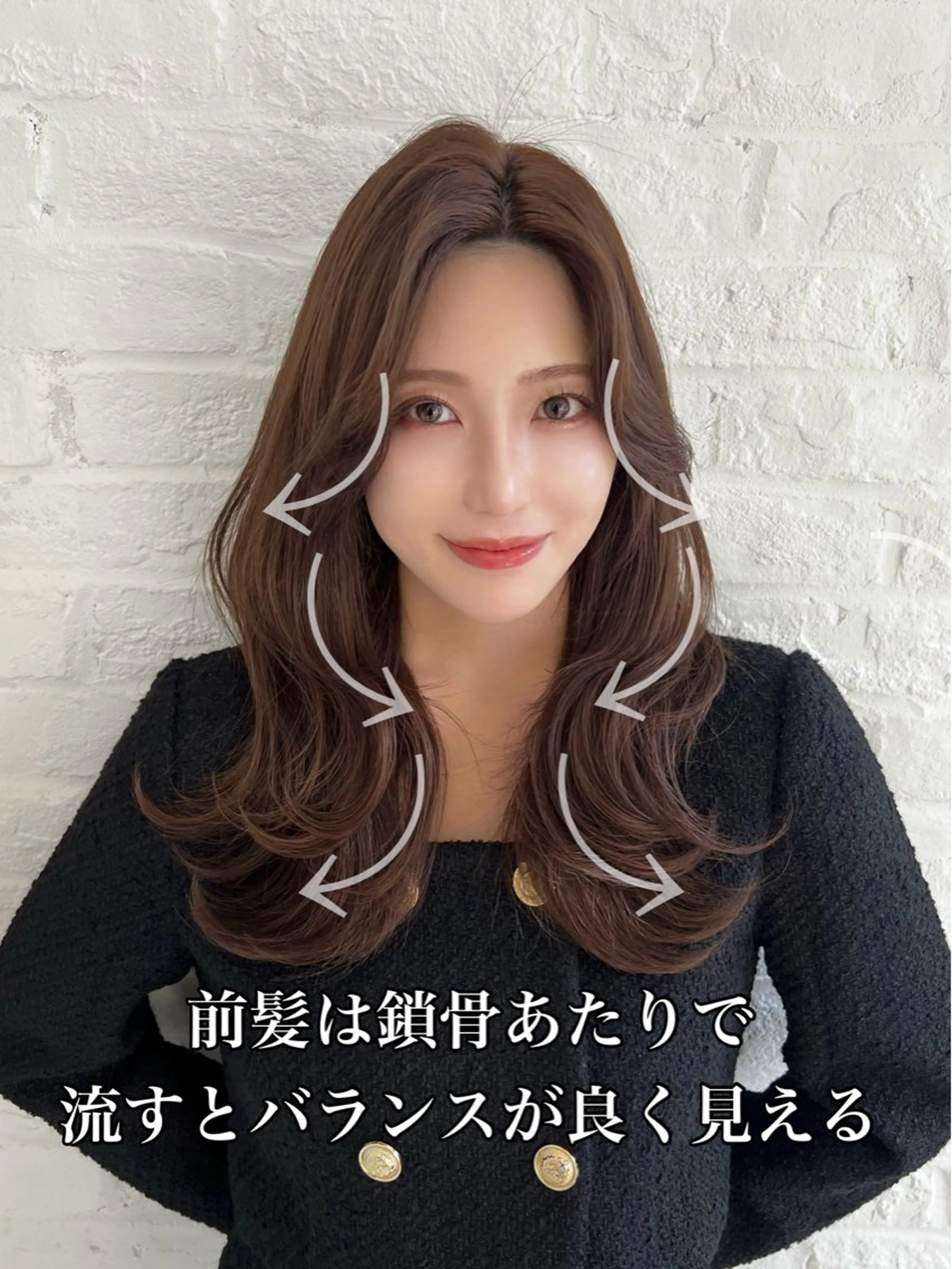 セミロング 映える顔まわり/前髪 特化 💗 ユキマのヘアスタイル